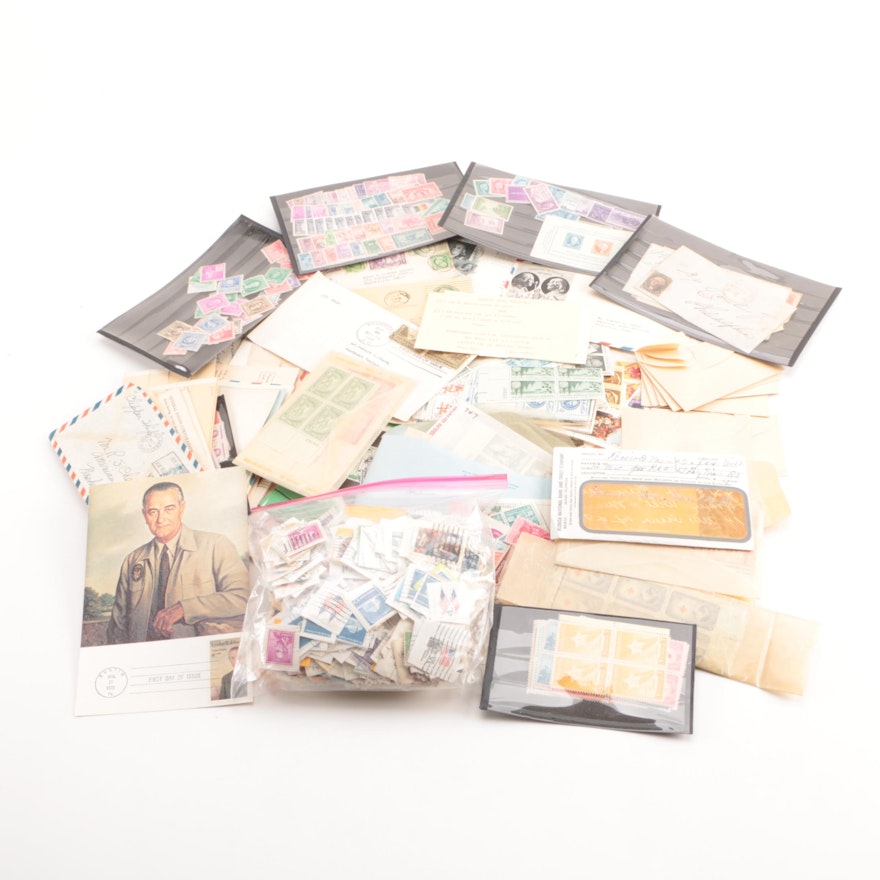 Mint Blocks, Loose Stamps And Commemorative Envelopes