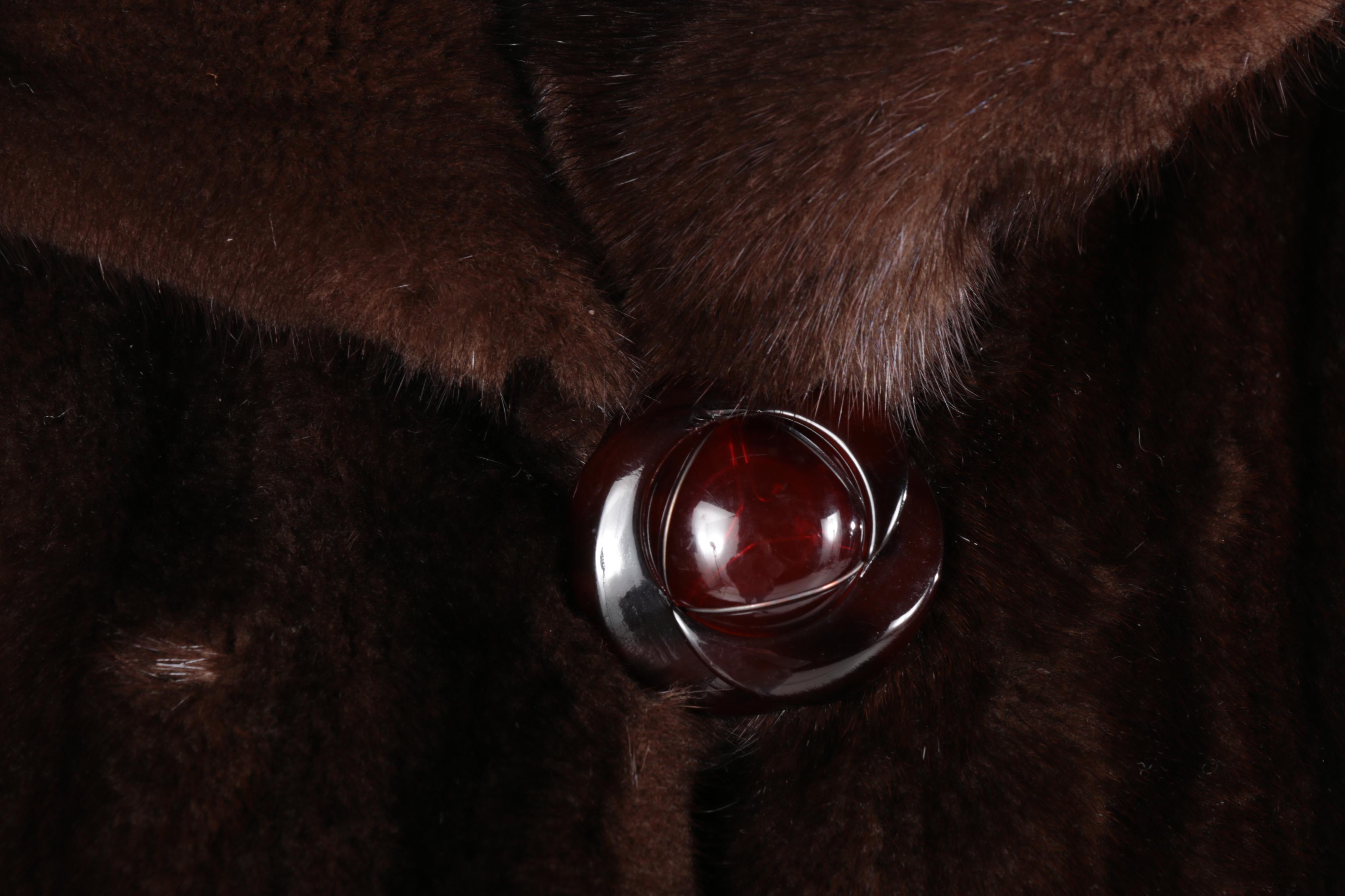 Vintage Marshall Field's Mink Fur Full-Length Coat