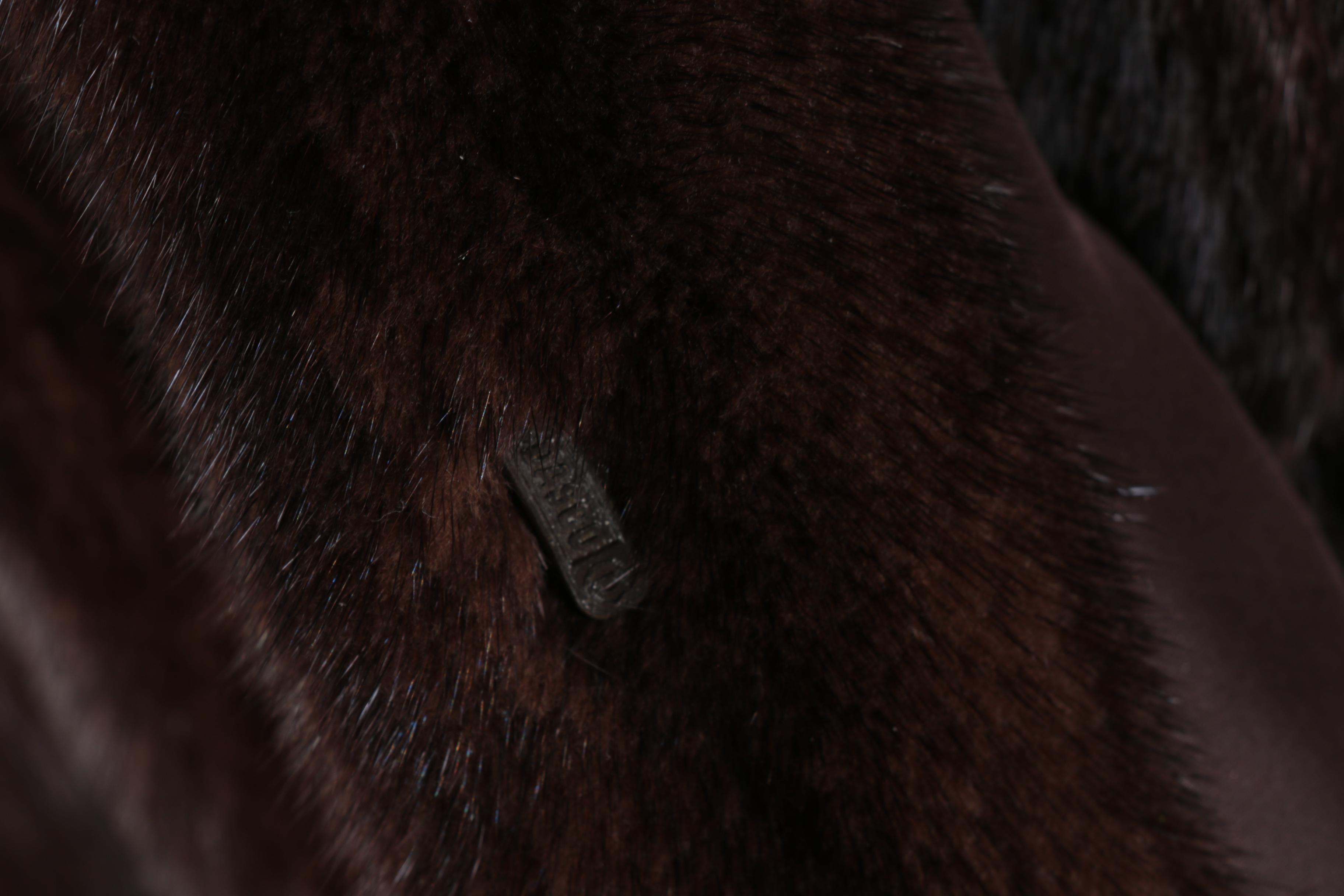 Vintage Marshall Field's Mink Fur Full-Length Coat