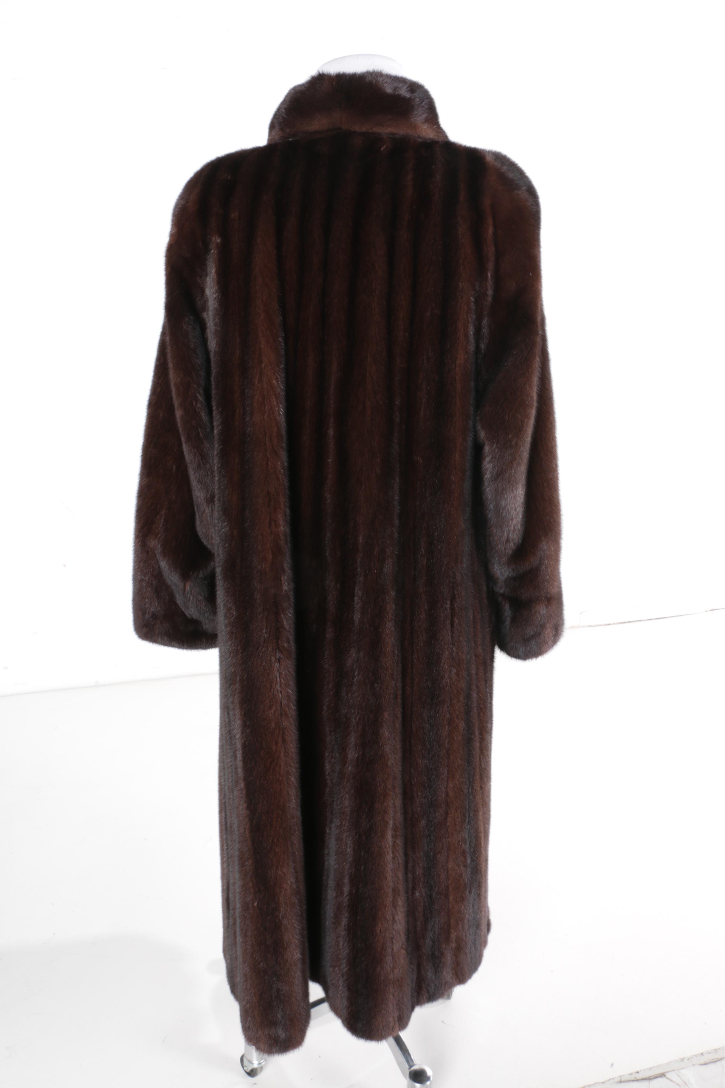 Vintage Marshall Field's Mink Fur Full-Length Coat