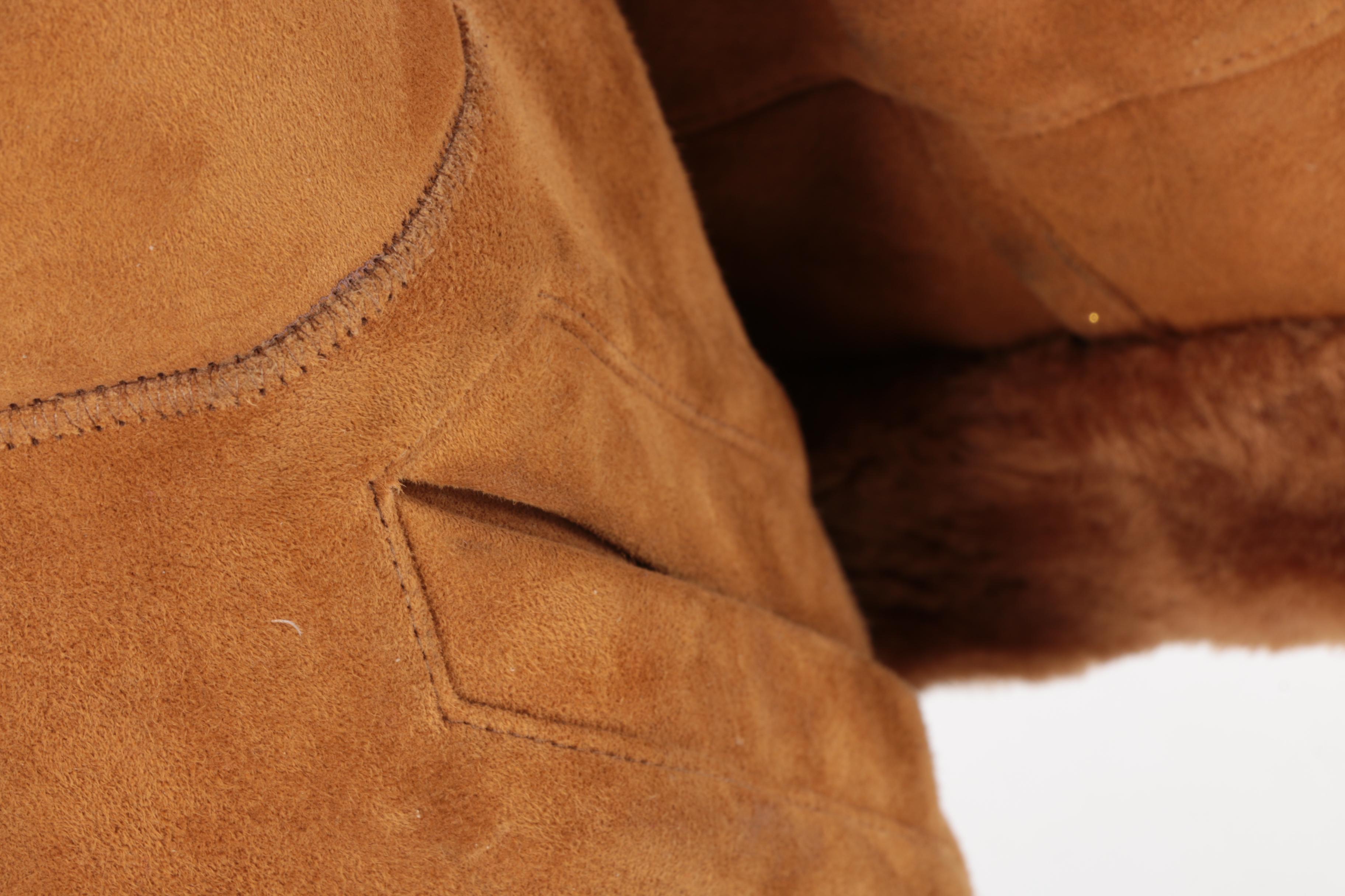 Women's Revillon Tan Sheepskin Coat