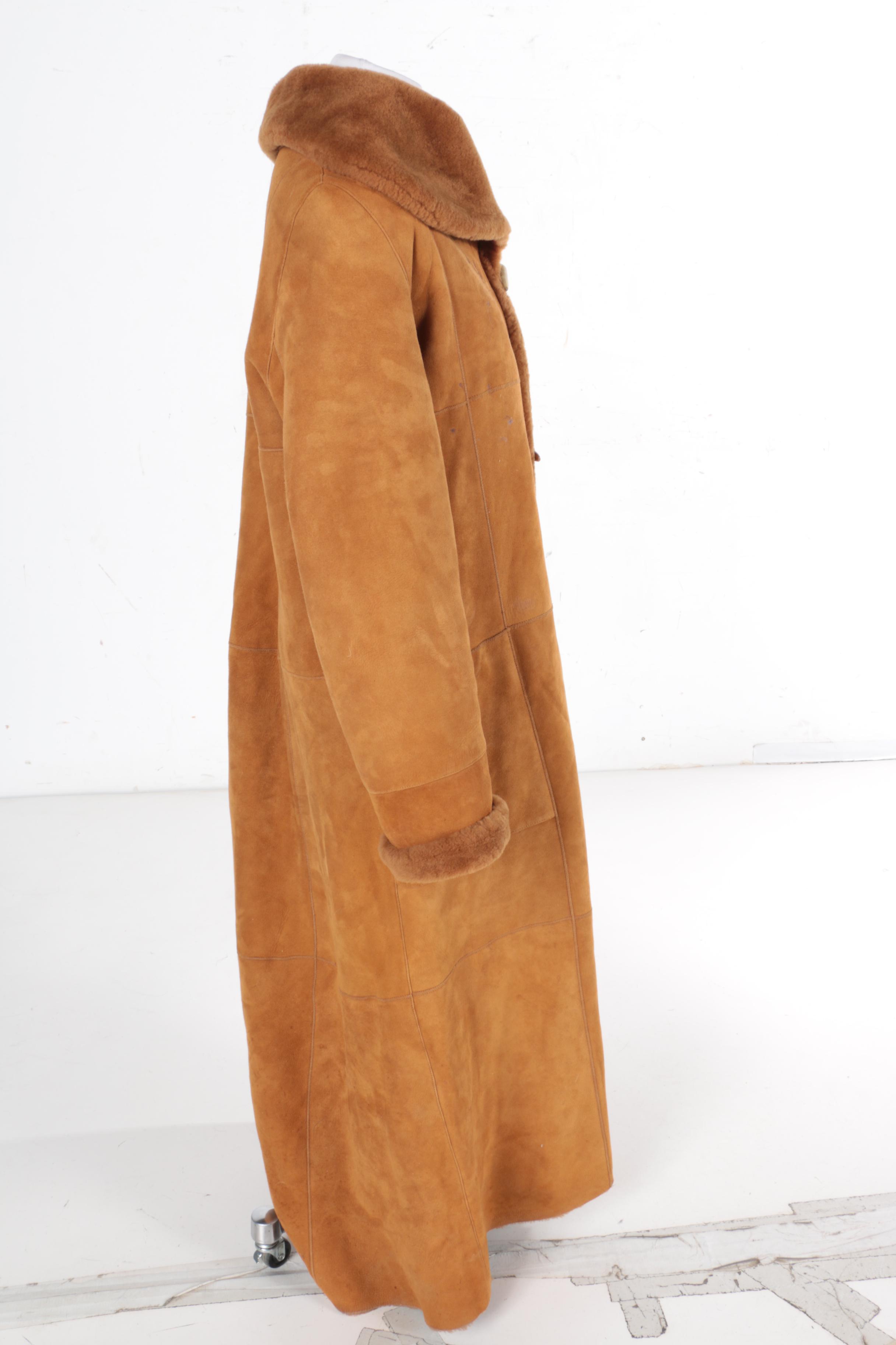 Women's Revillon Tan Sheepskin Coat