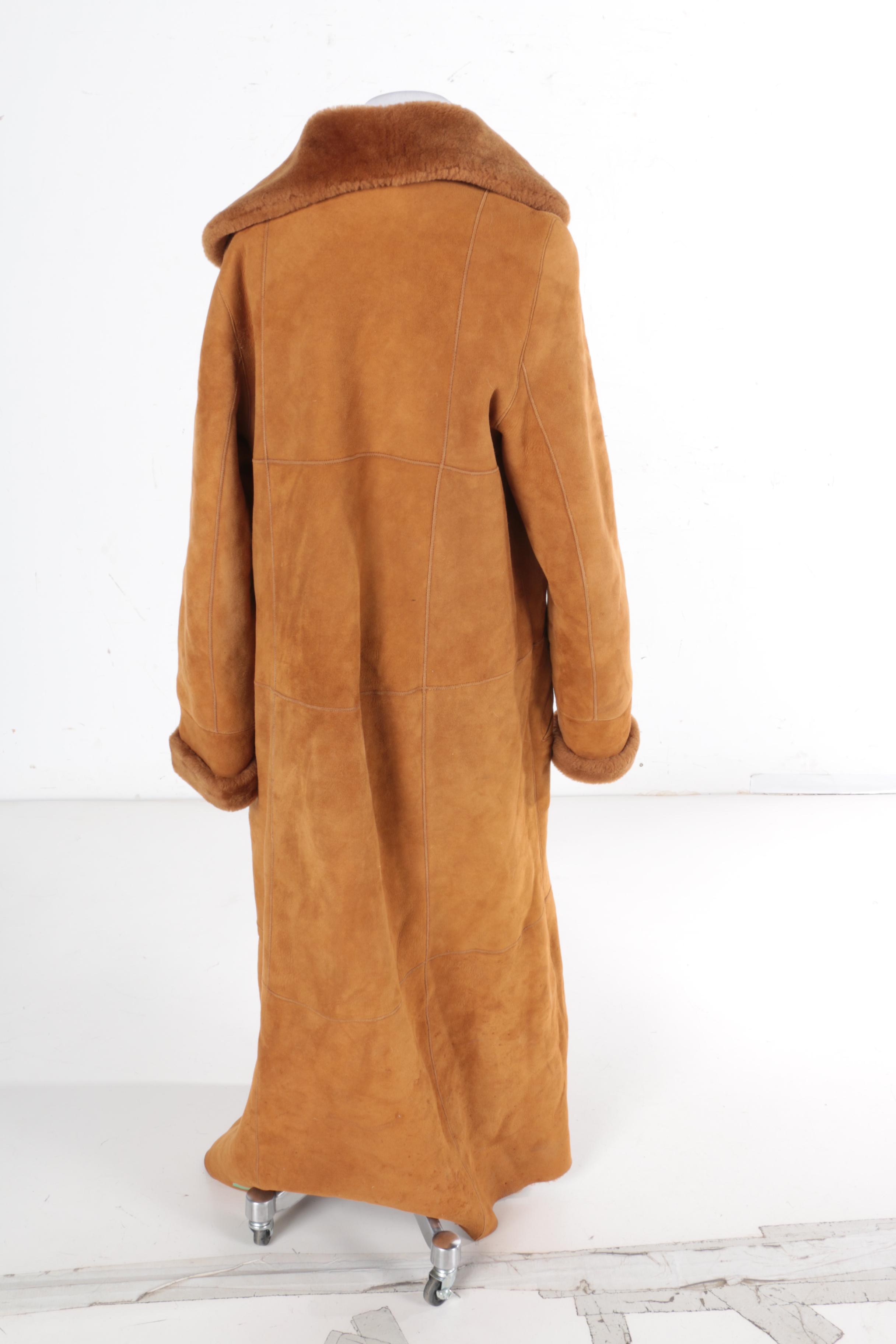 Women's Revillon Tan Sheepskin Coat