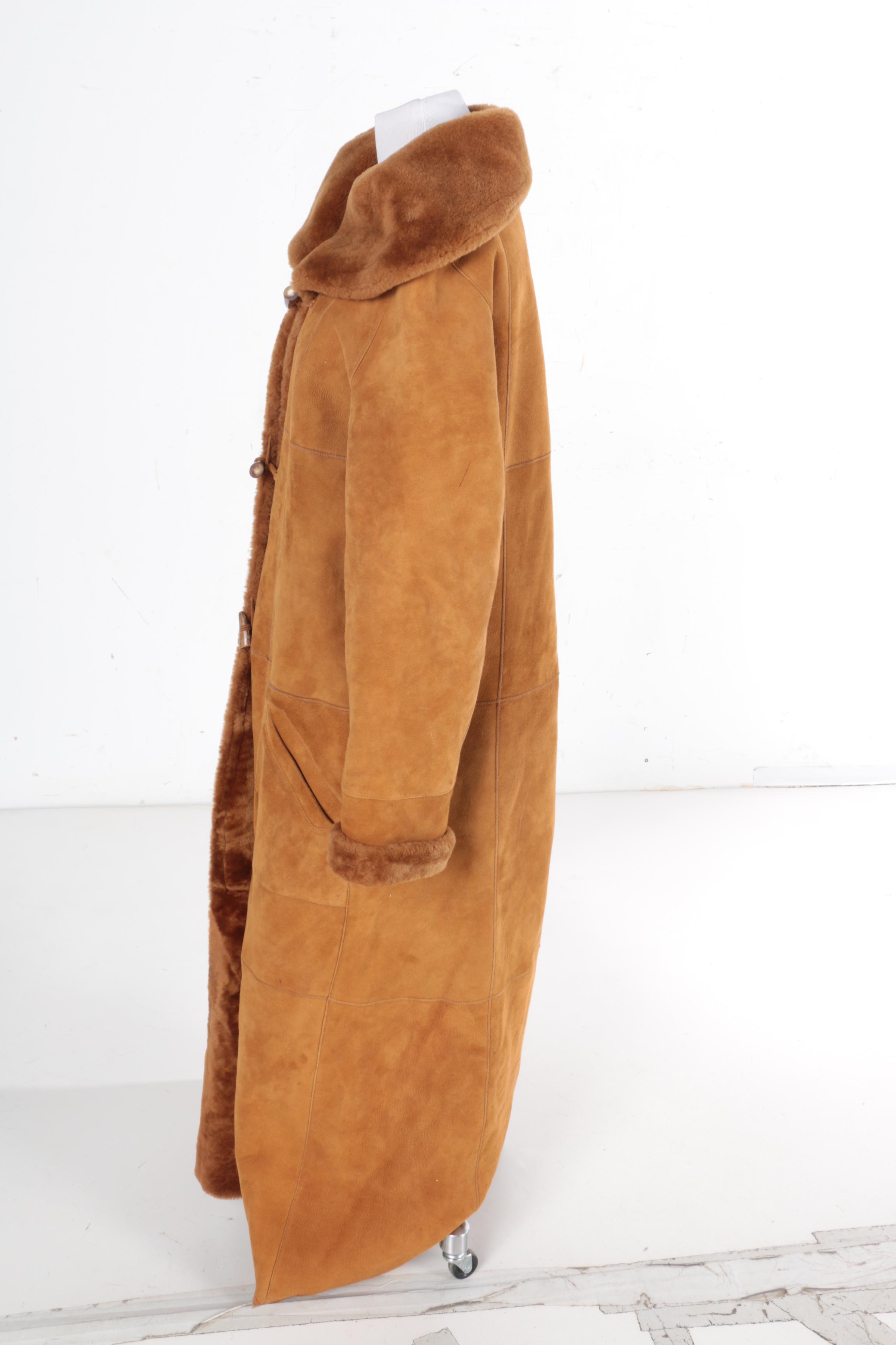Women's Revillon Tan Sheepskin Coat