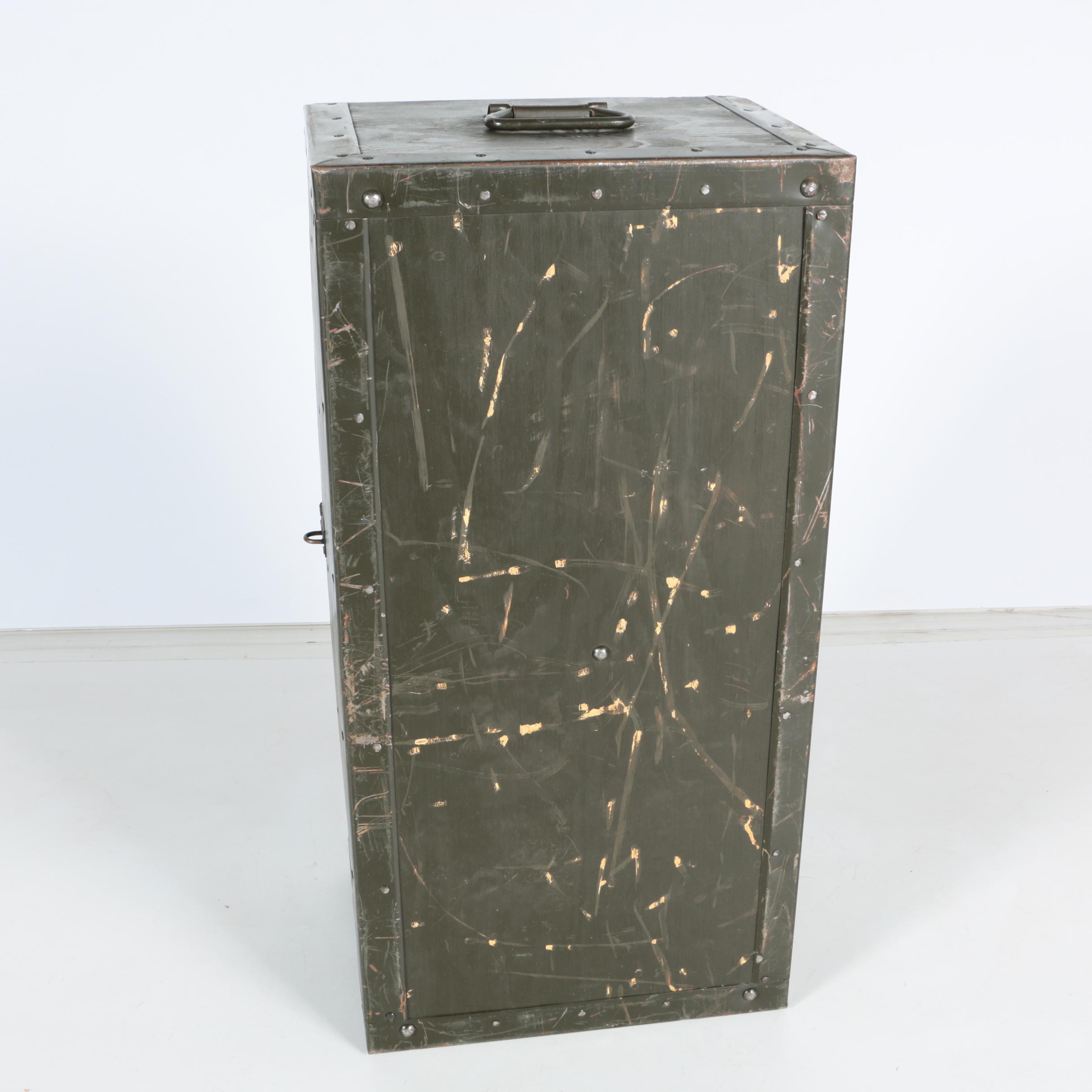Vintage Wooden Military Locker