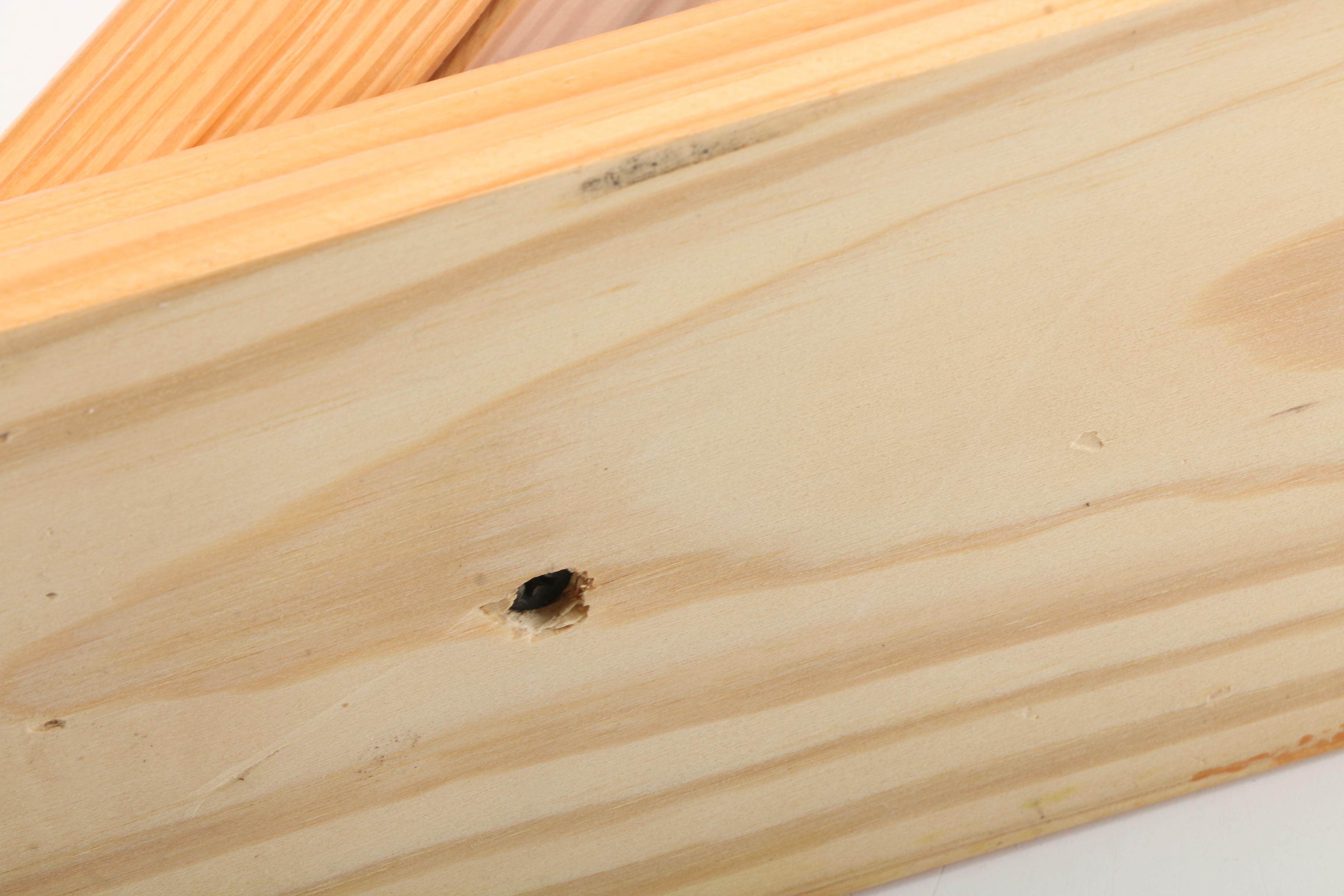 Wooden Folded Flag Frame