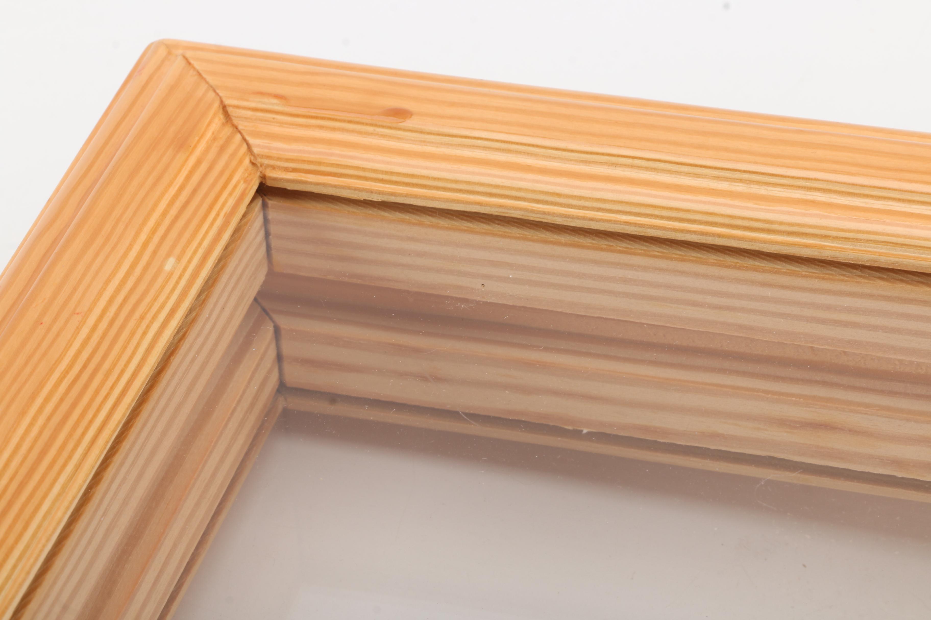 Wooden Folded Flag Frame