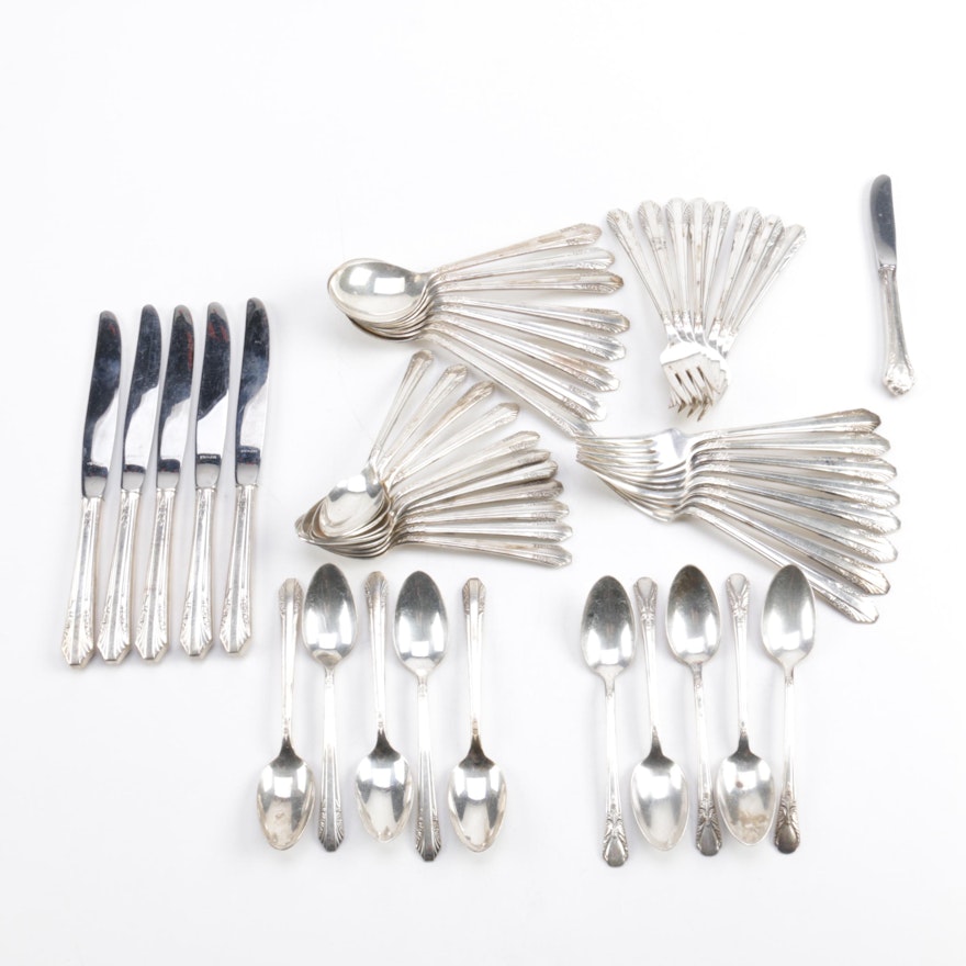 Rogers & Bro. "Picardy" and Other Silver-Plated Flatware