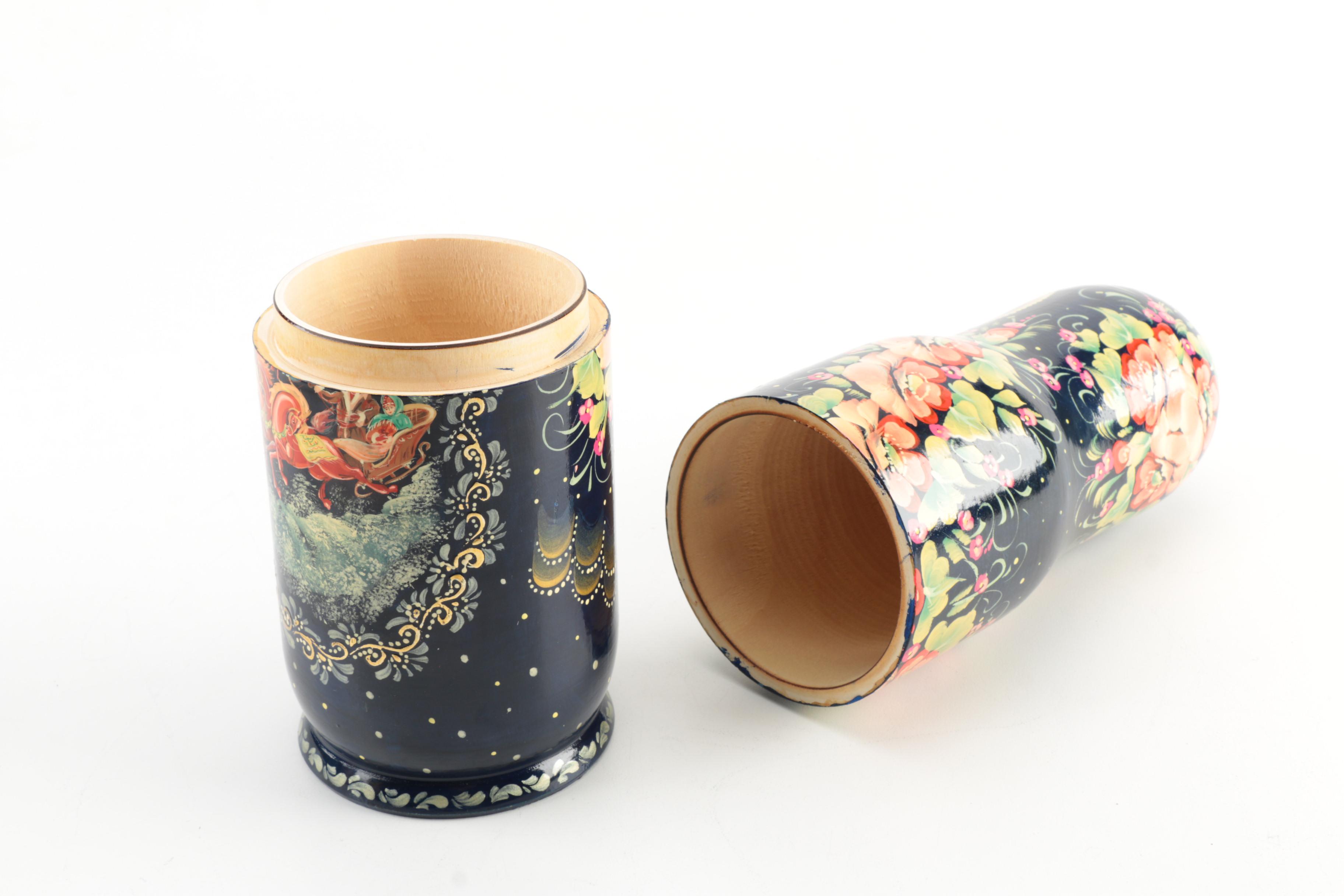 Russian Style Wood Nesting Dolls