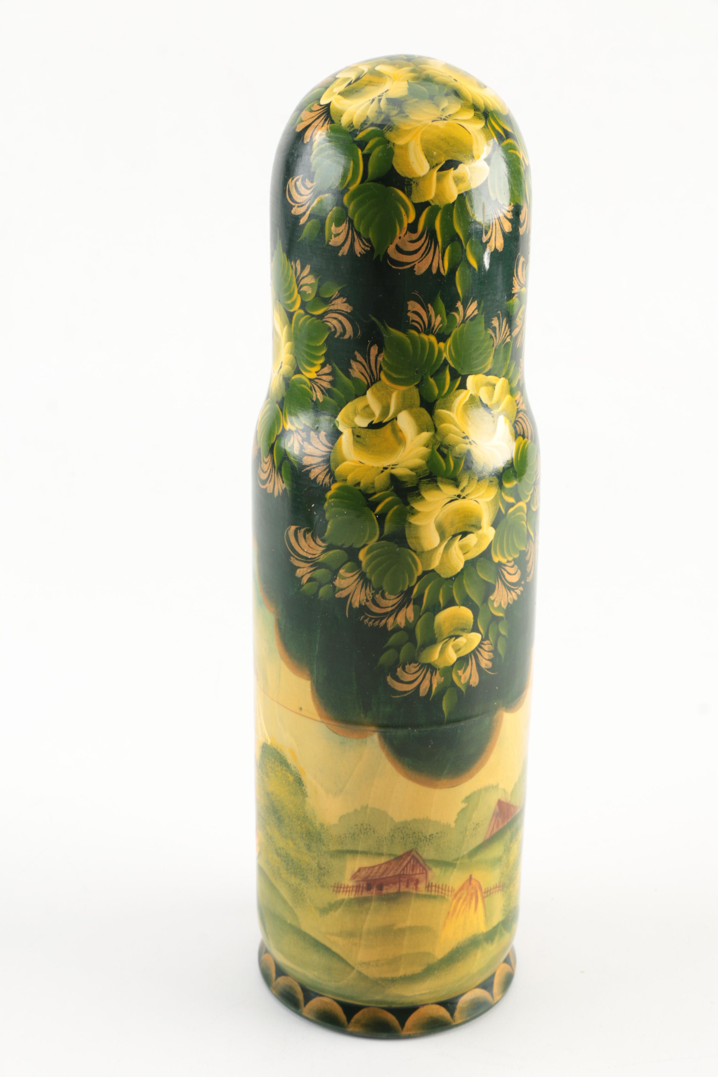 Russian Style Wood Nesting Dolls