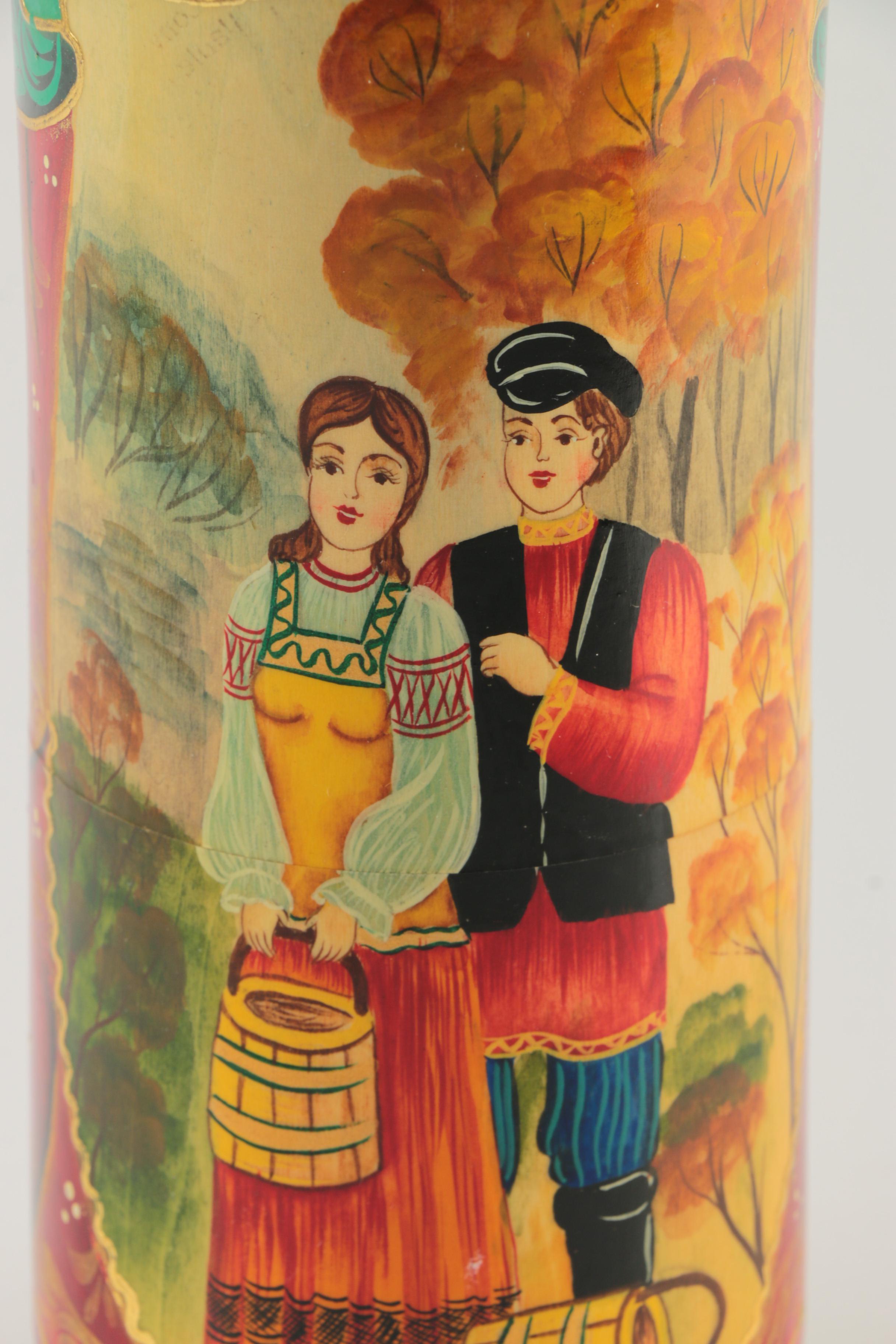 Russian Style Wood Nesting Dolls