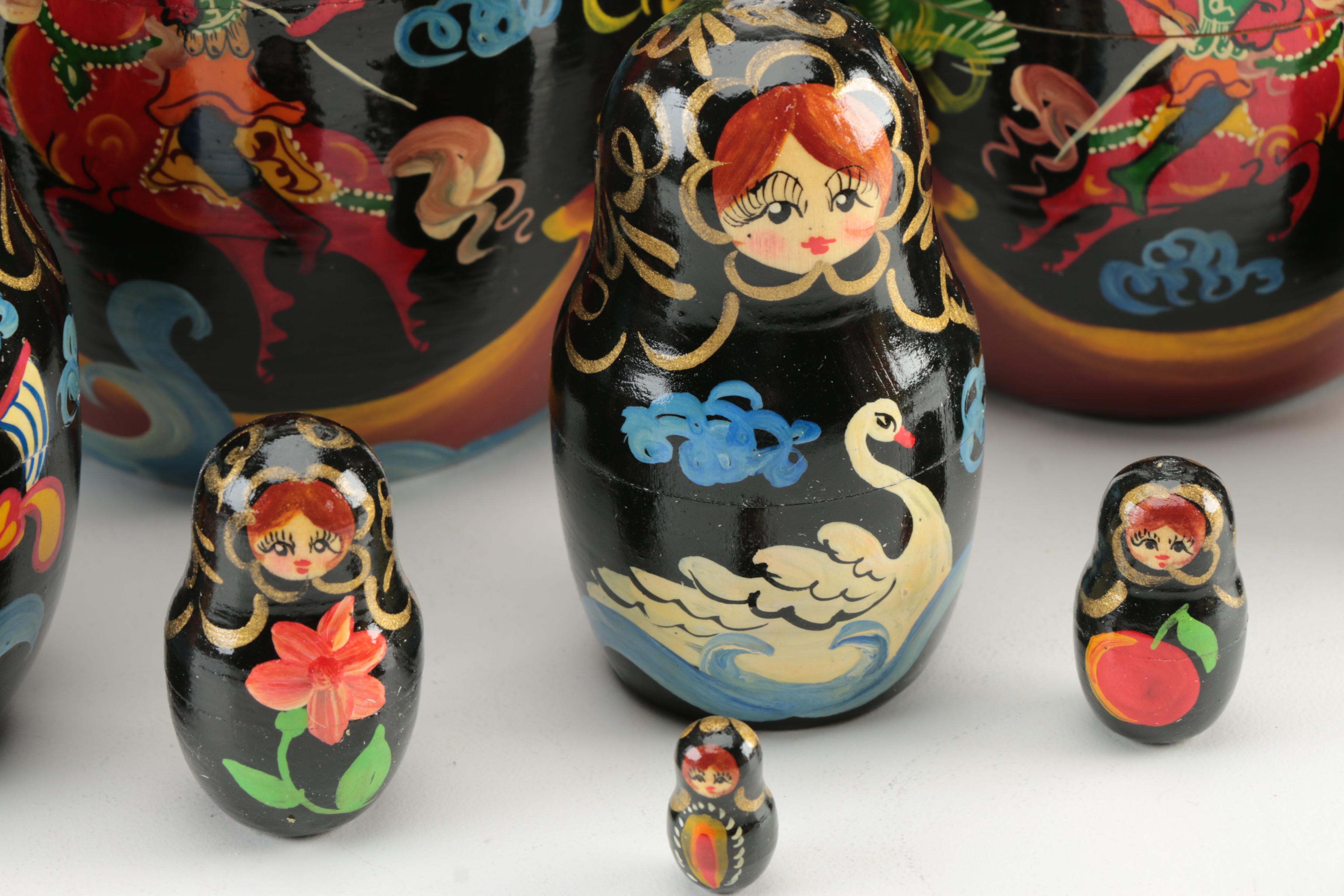 Russian Style Wood Nesting Dolls