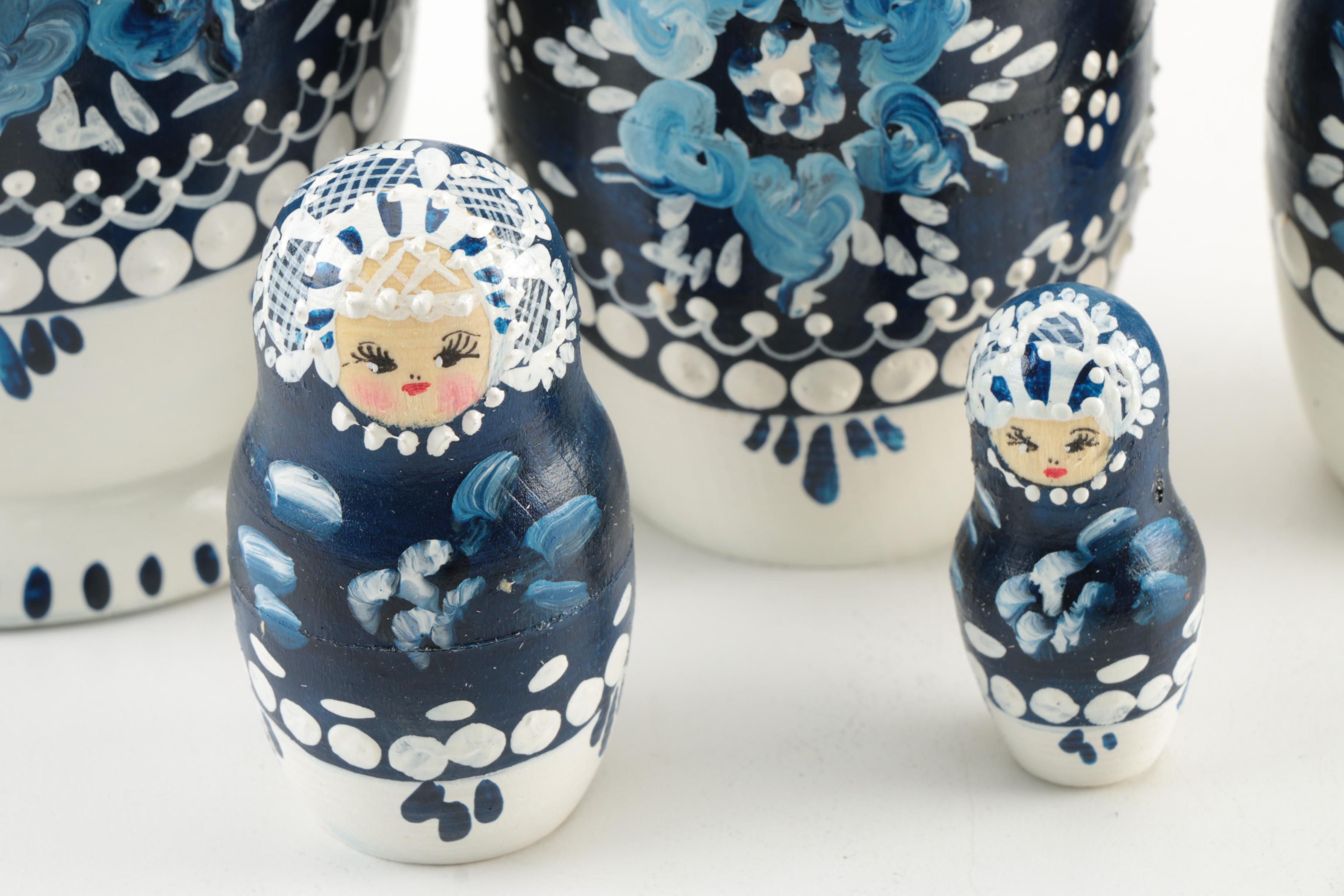 Russian Style Wood Nesting Dolls