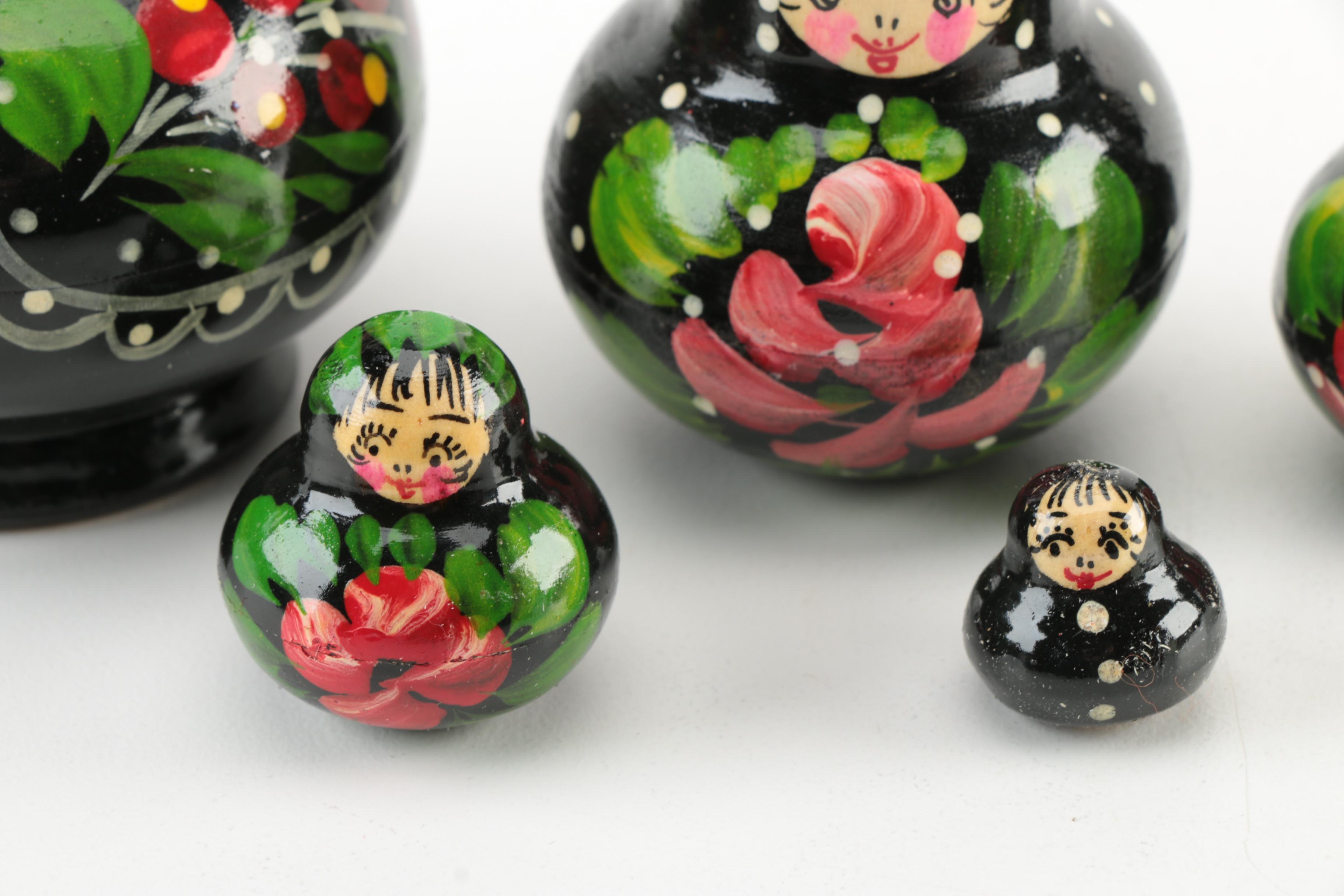 Russian Style Wood Nesting Dolls