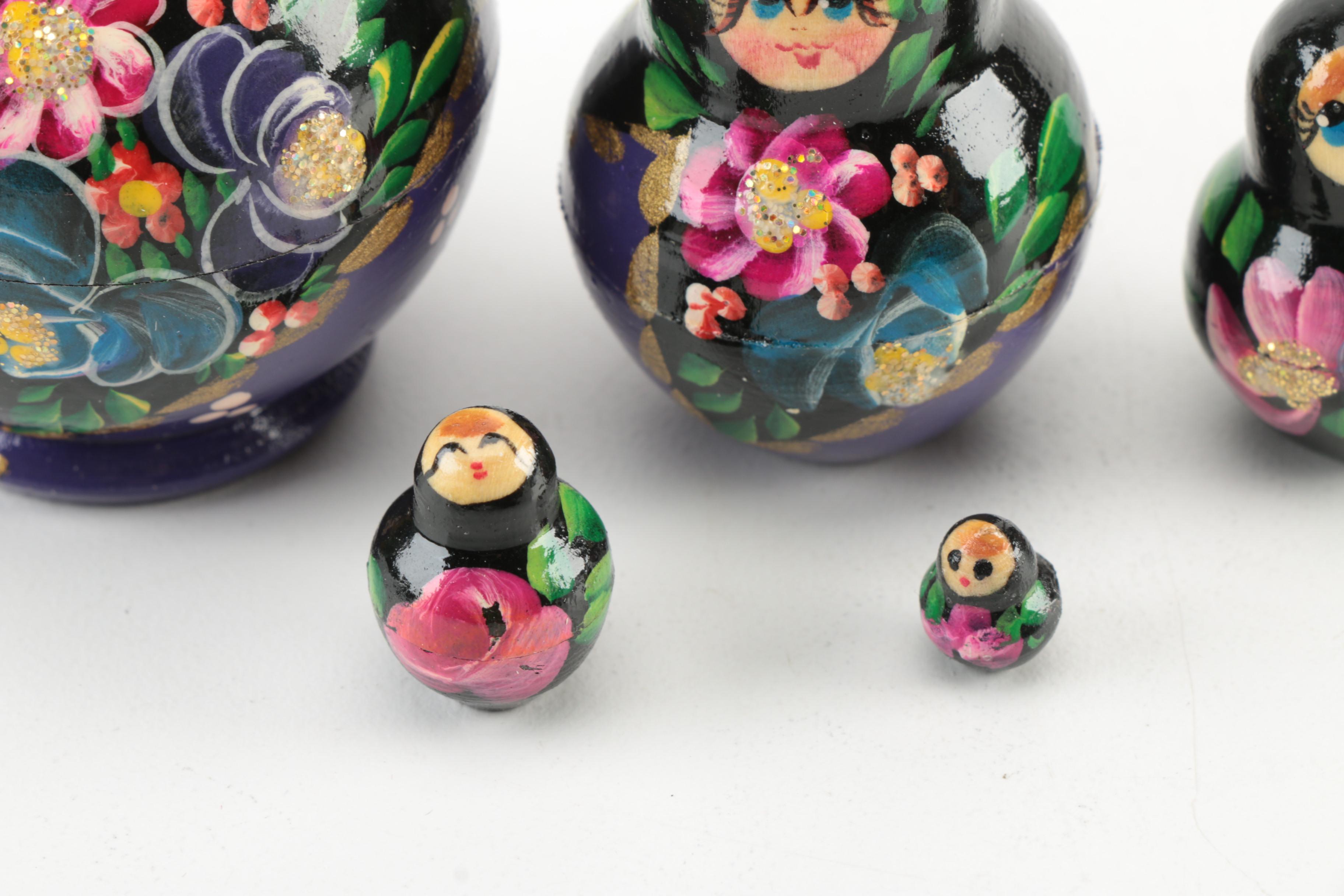 Russian Style Wood Nesting Dolls