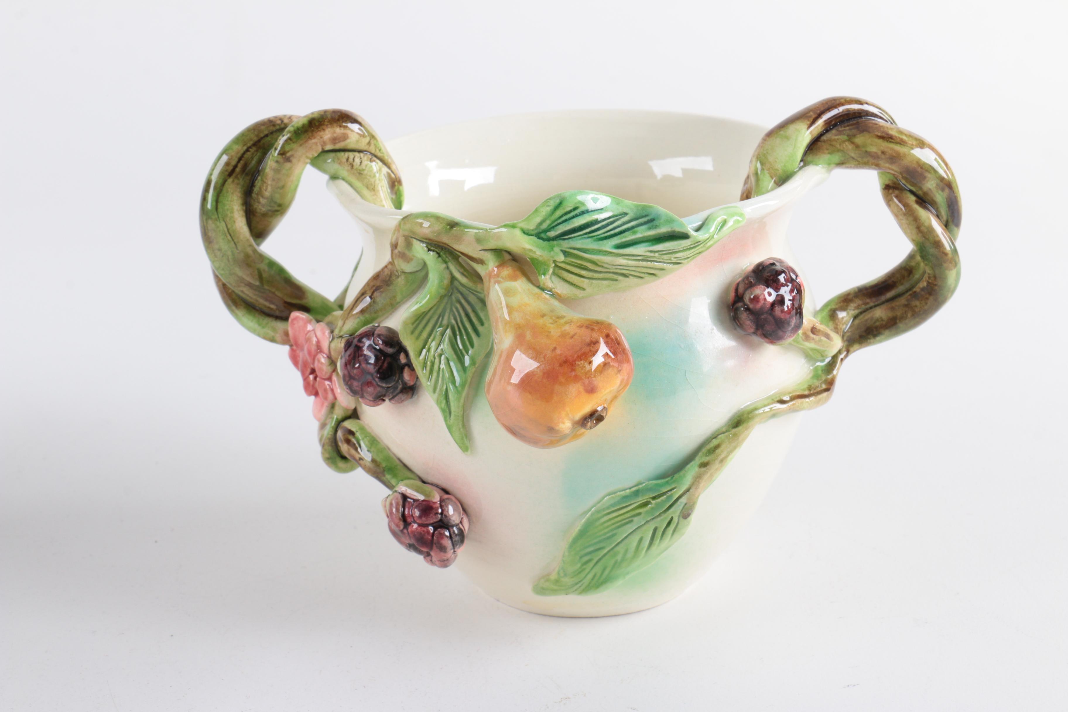 Lark Elizabeth Rodriguez Ceramic Creamer and Sugar Bowl