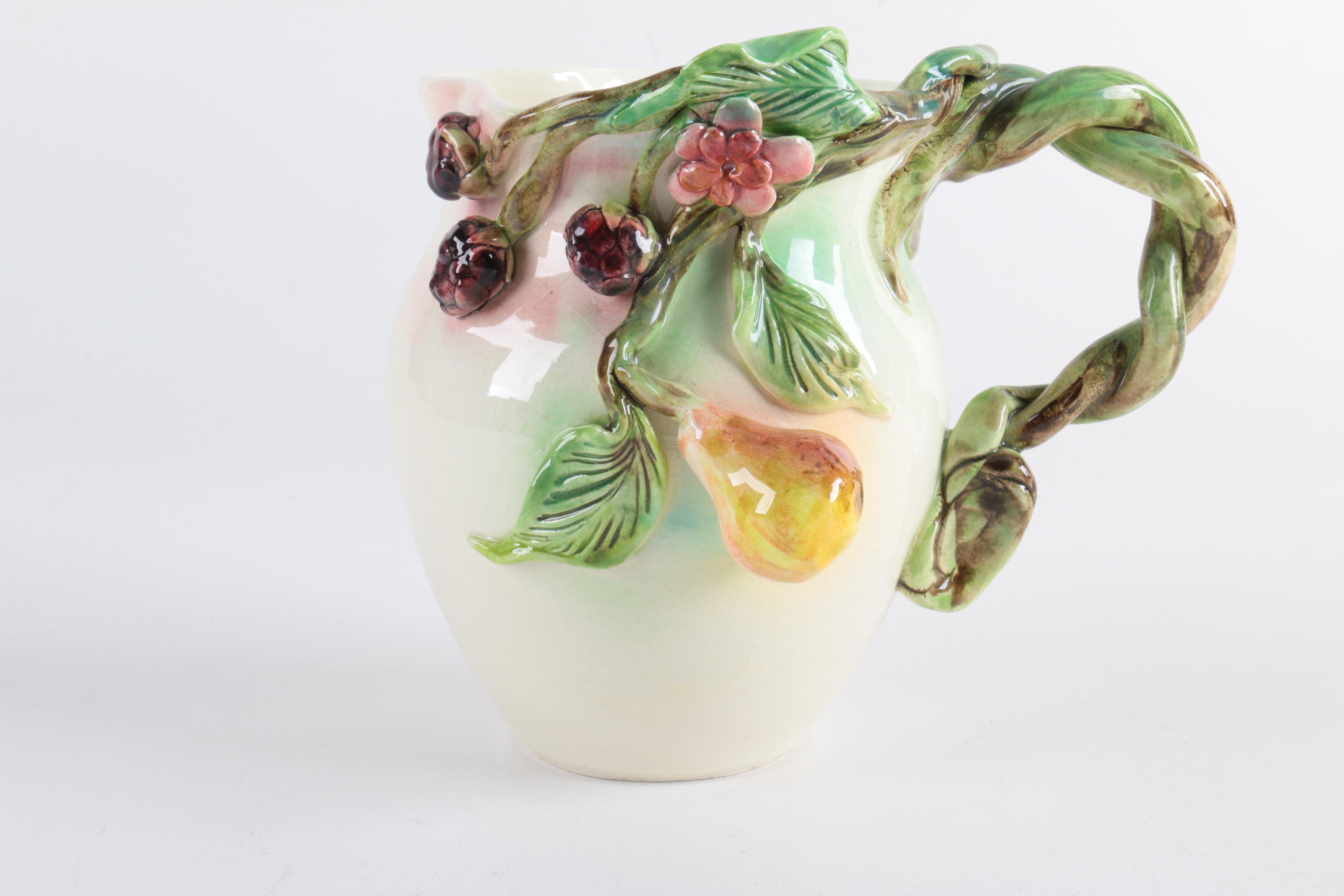 Lark Elizabeth Rodriguez Ceramic Creamer and Sugar Bowl