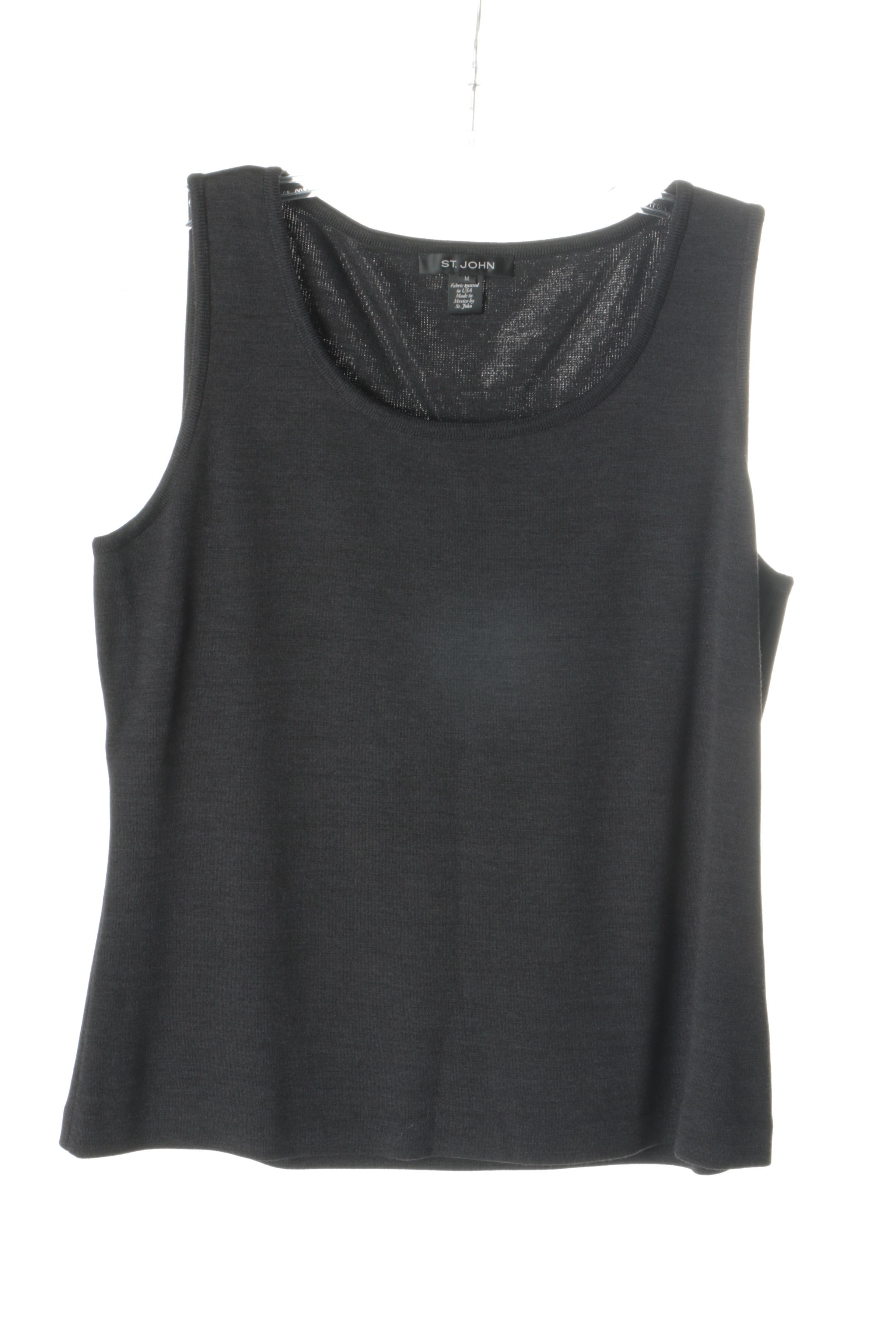 Women's St. John Black and Blue Knitwear