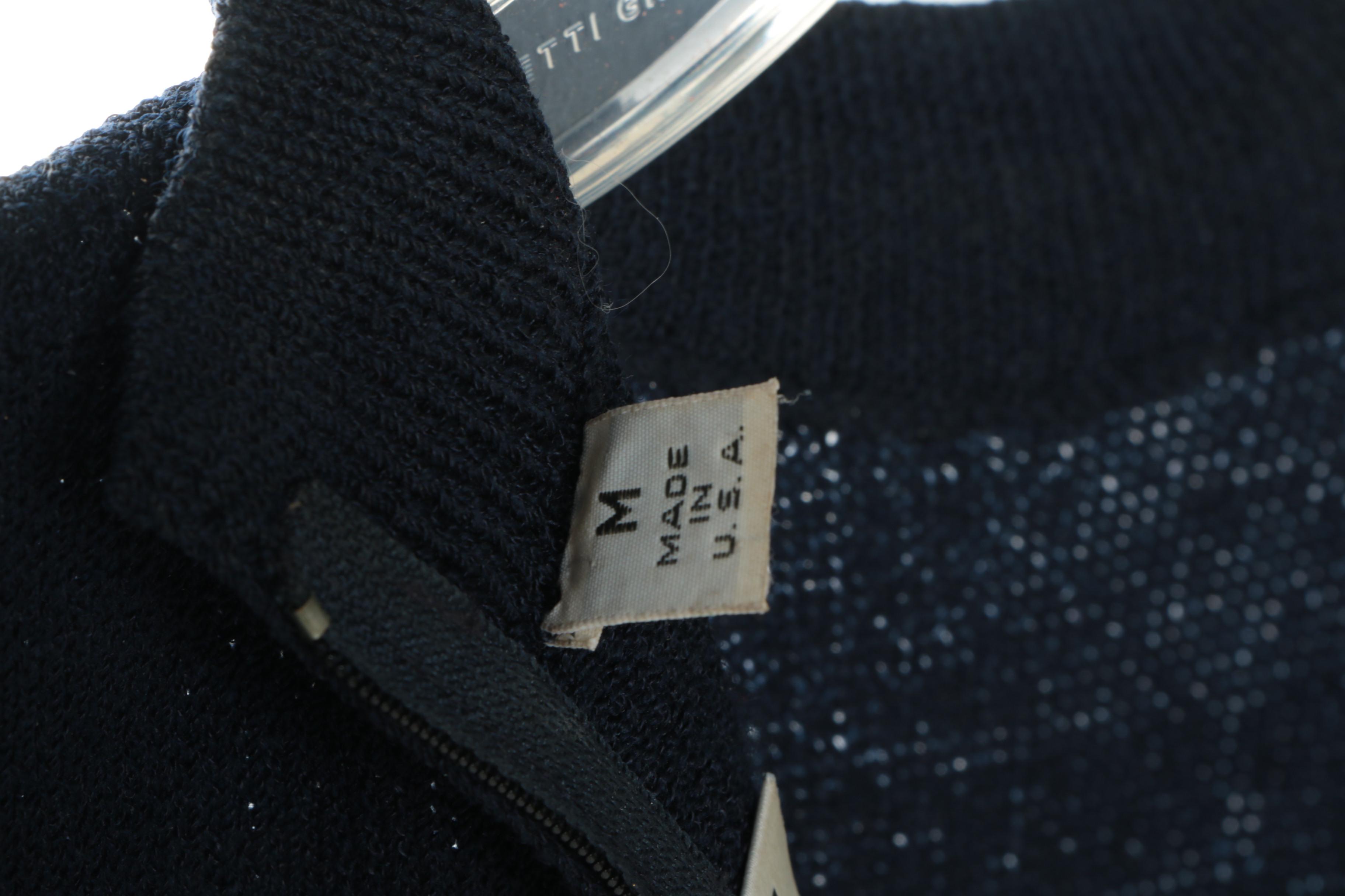 Women's St. John Black and Blue Knitwear