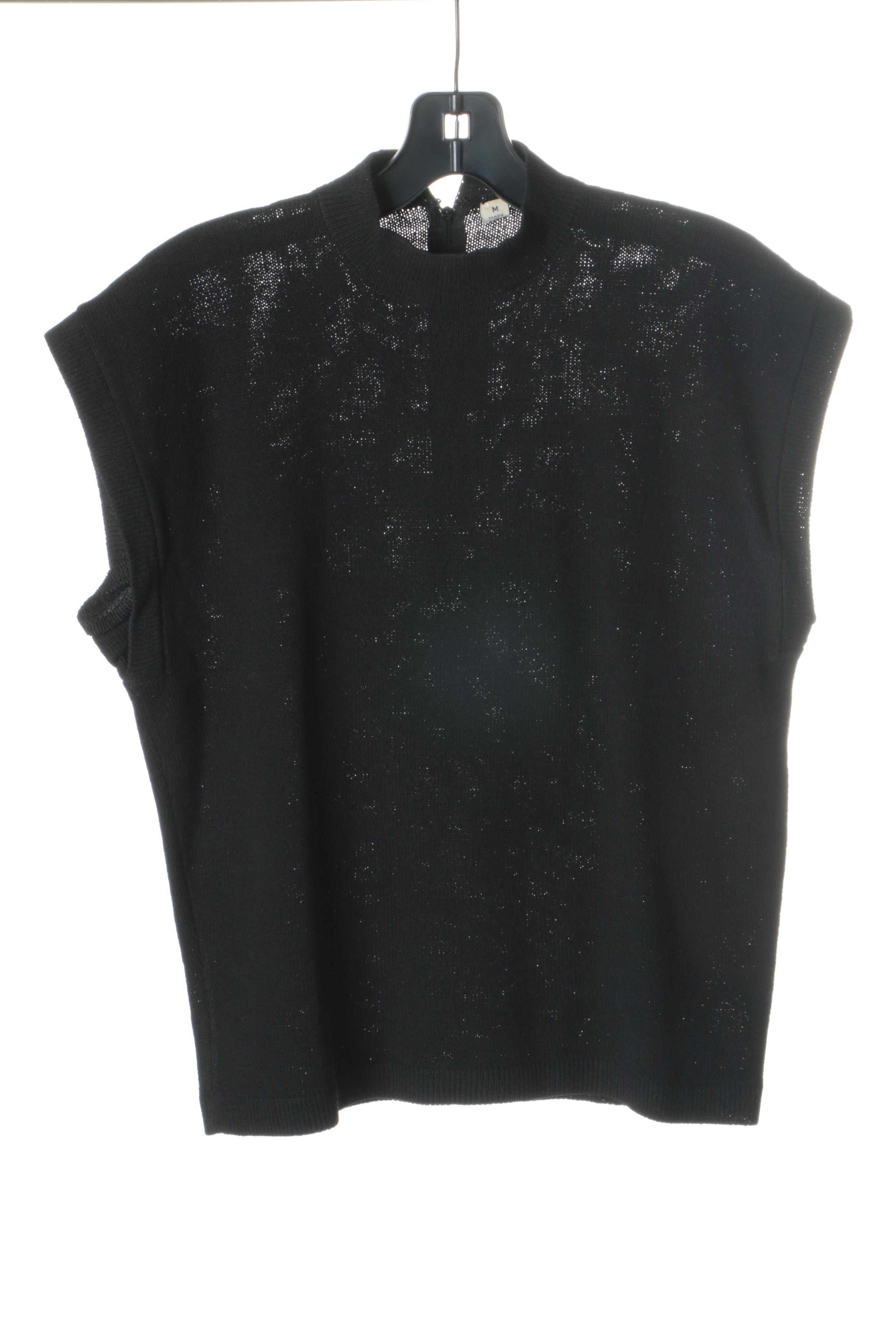 Women's St. John Black and Blue Knitwear