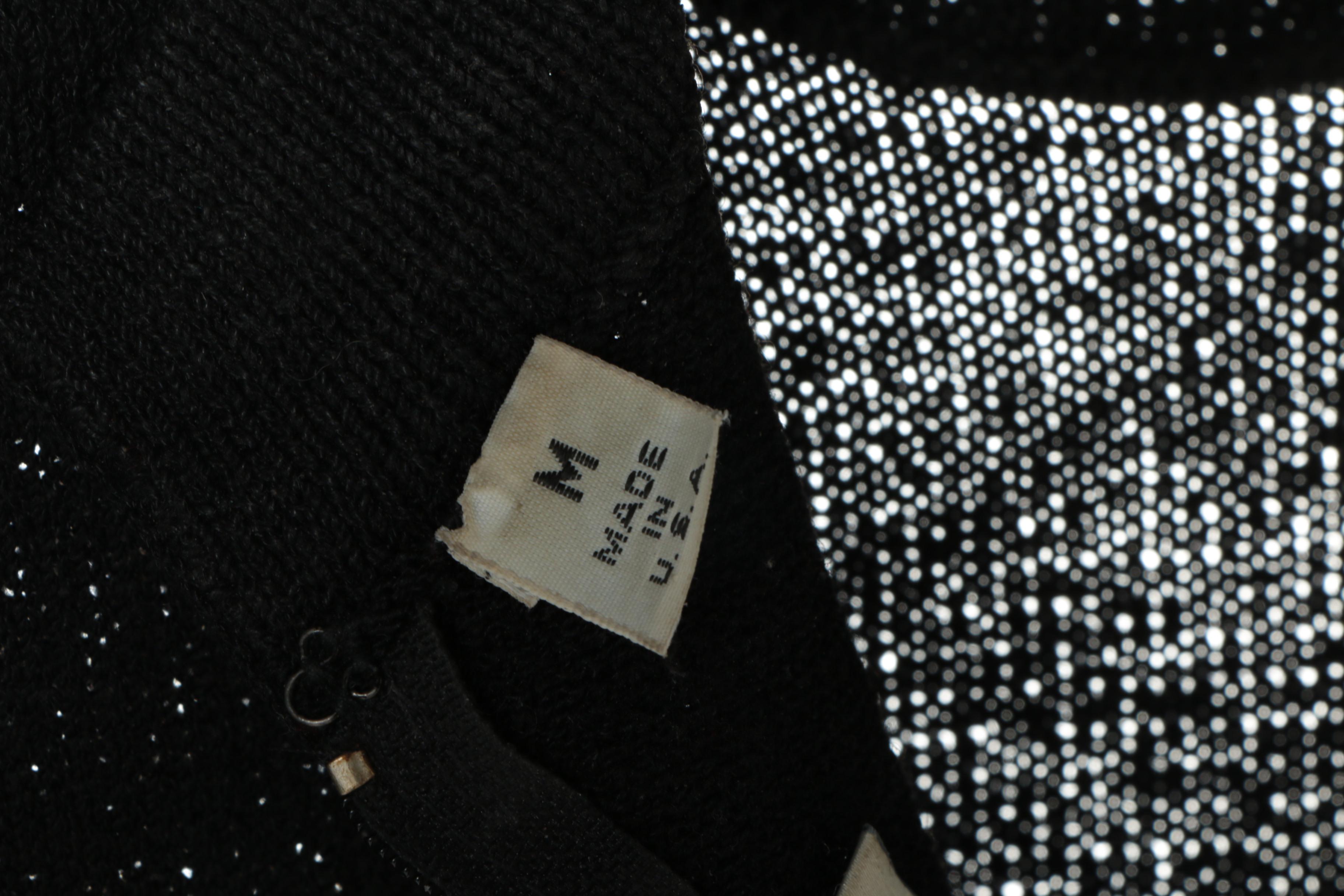 Women's St. John Black and Blue Knitwear