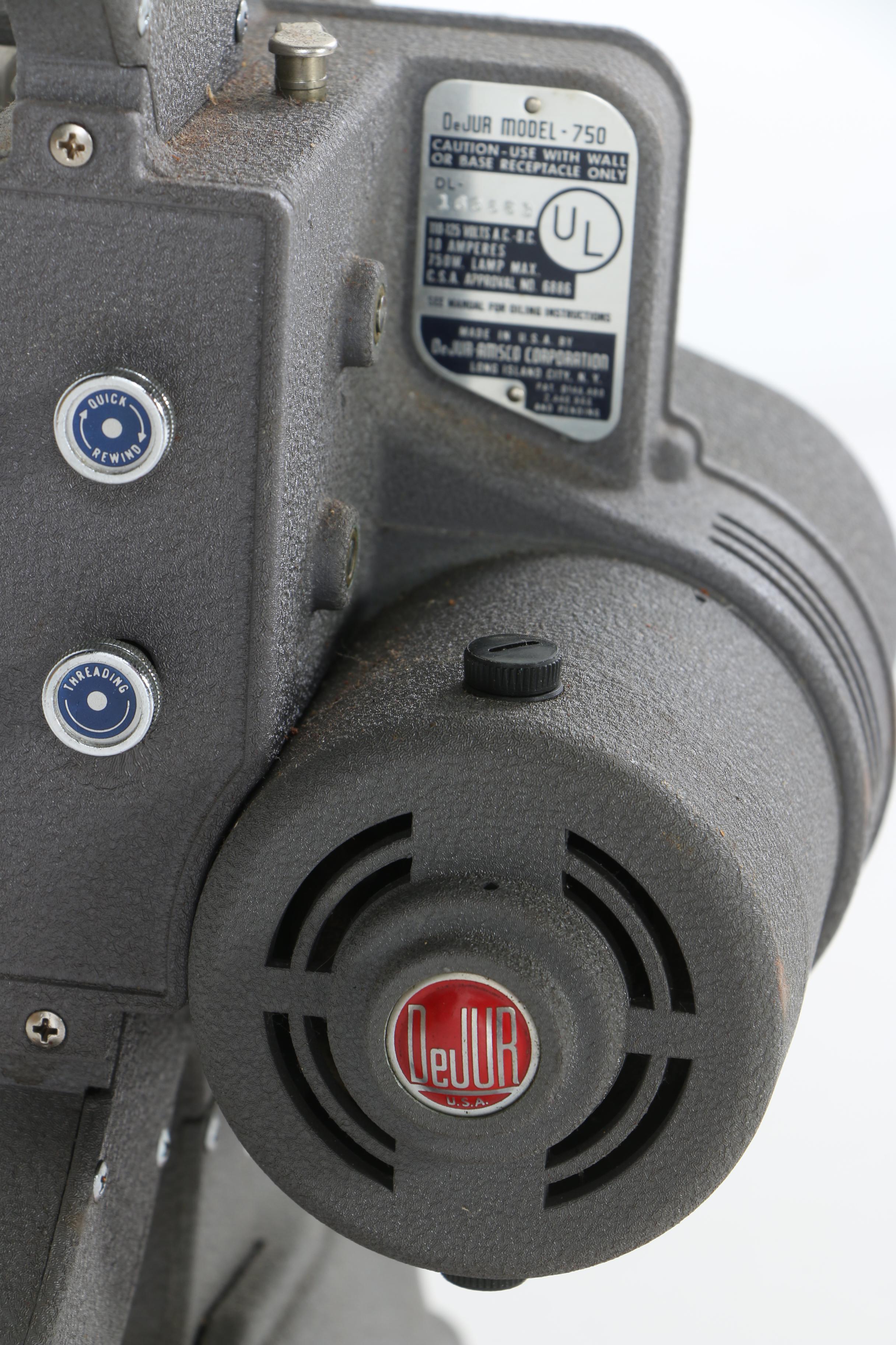 Vintage DeJur-Amsco Corp. Model 750 8mm Home Movie Projector