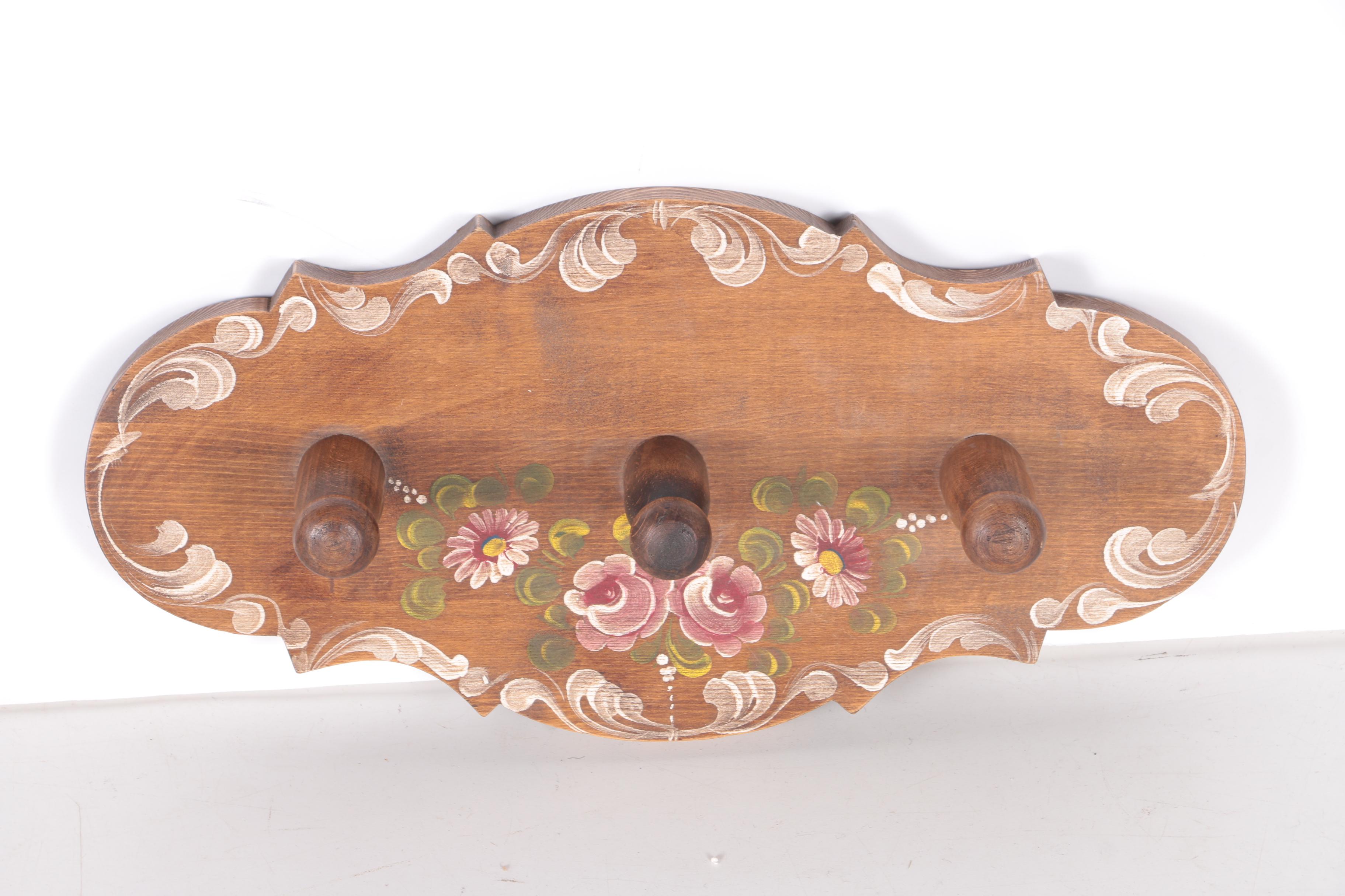 Hand Painted Wood Decor