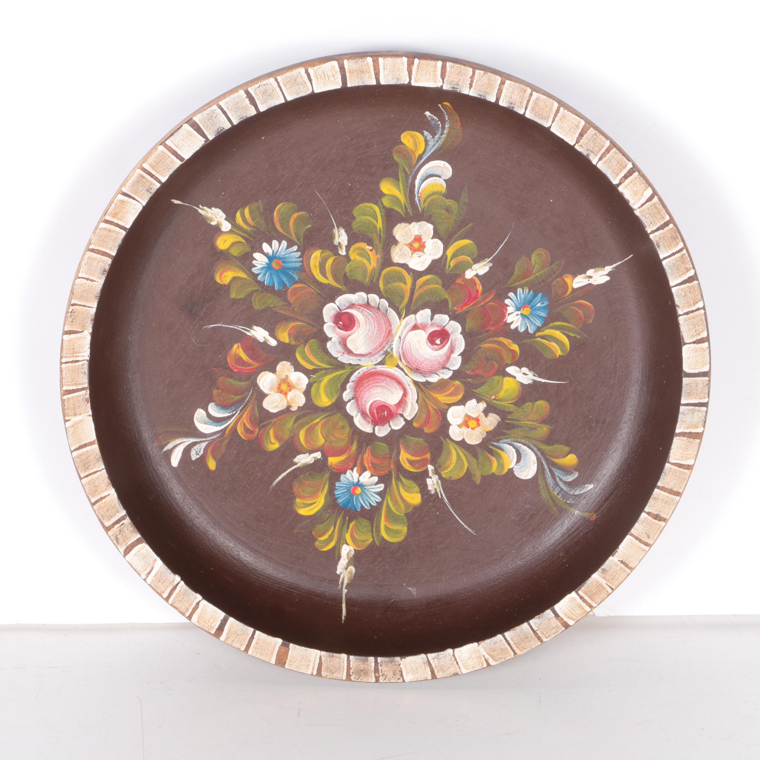 Hand Painted Wood Decor