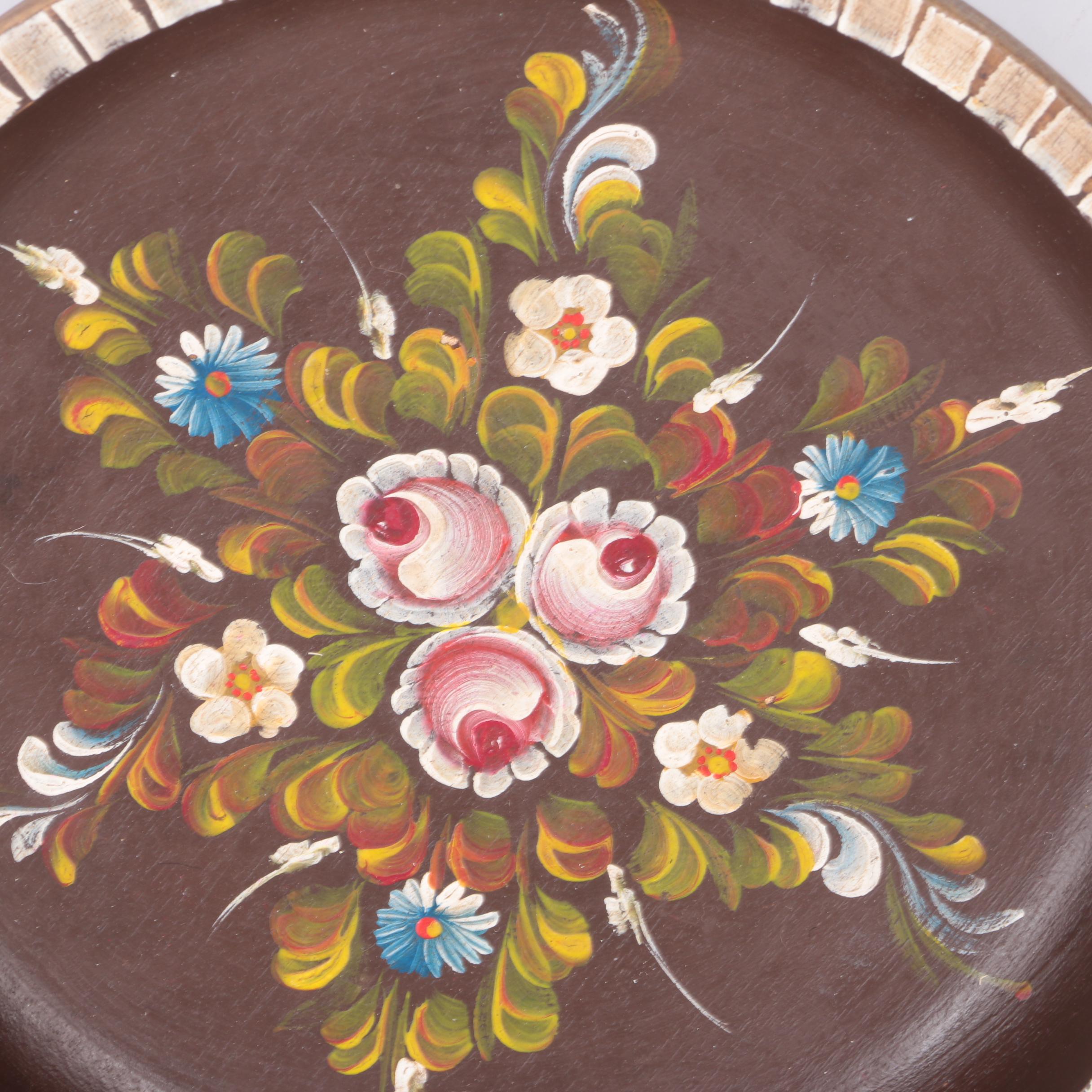 Hand Painted Wood Decor