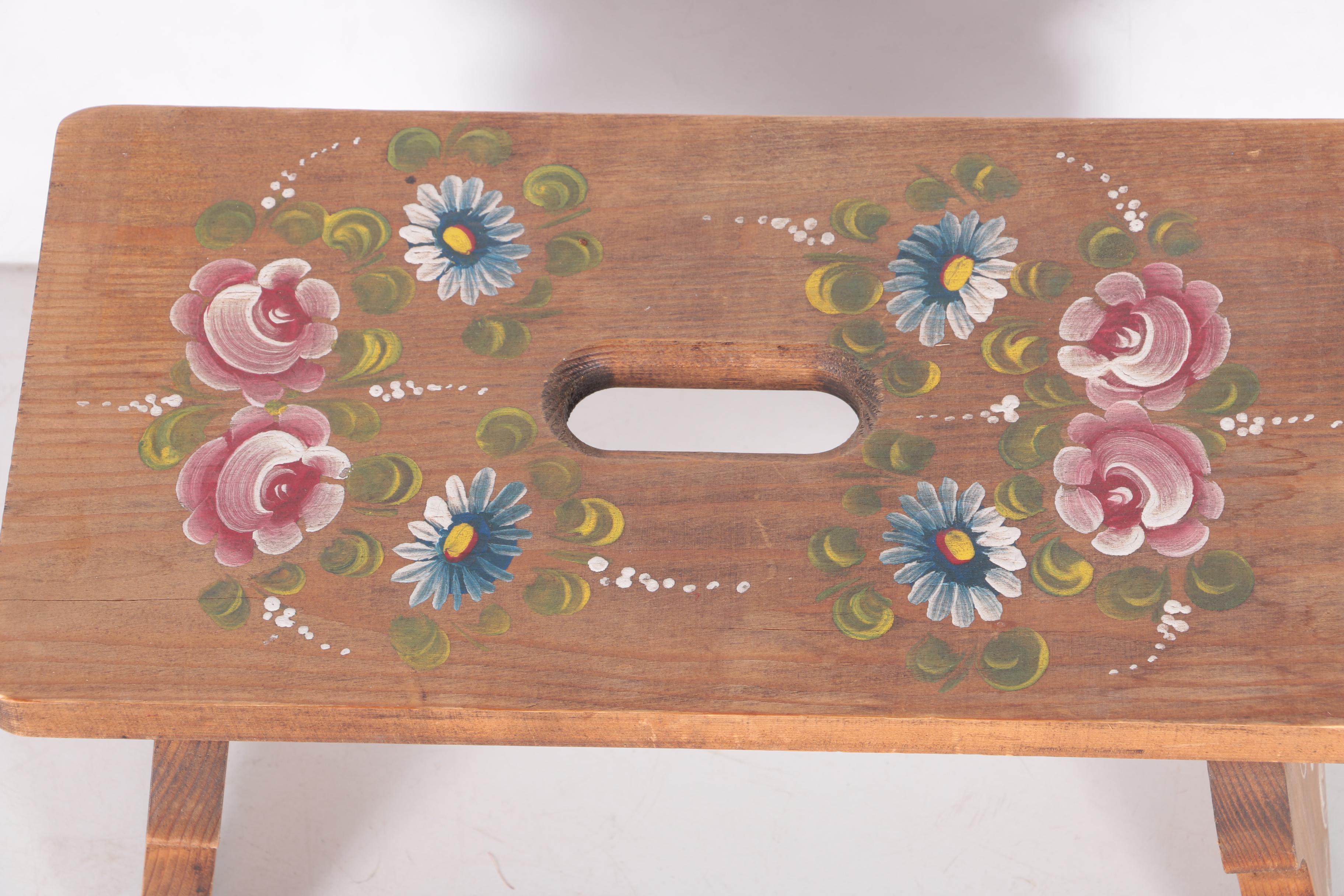 Hand Painted Wood Decor