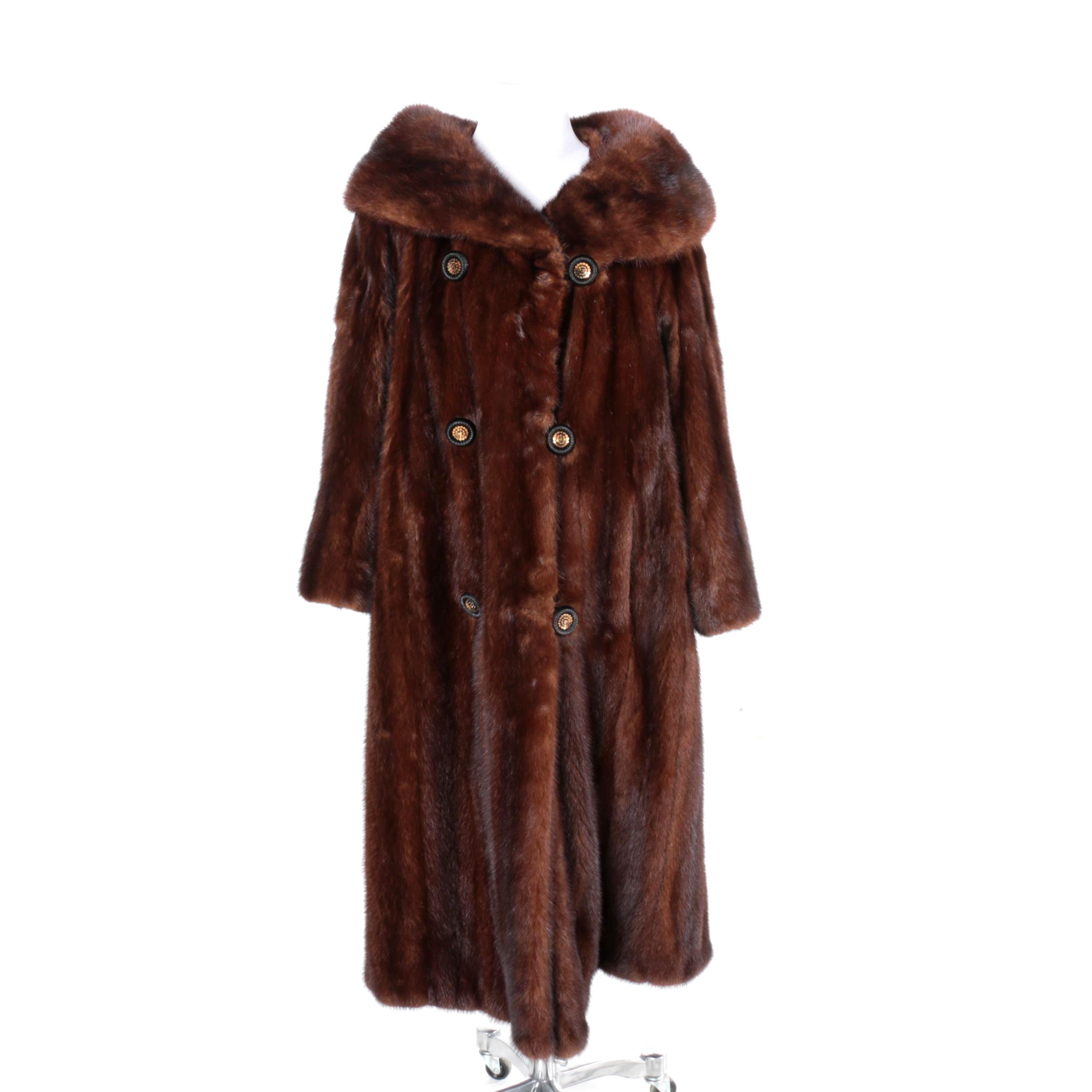 Vintage Furs by Truesdell Mink Fur Swing Coat