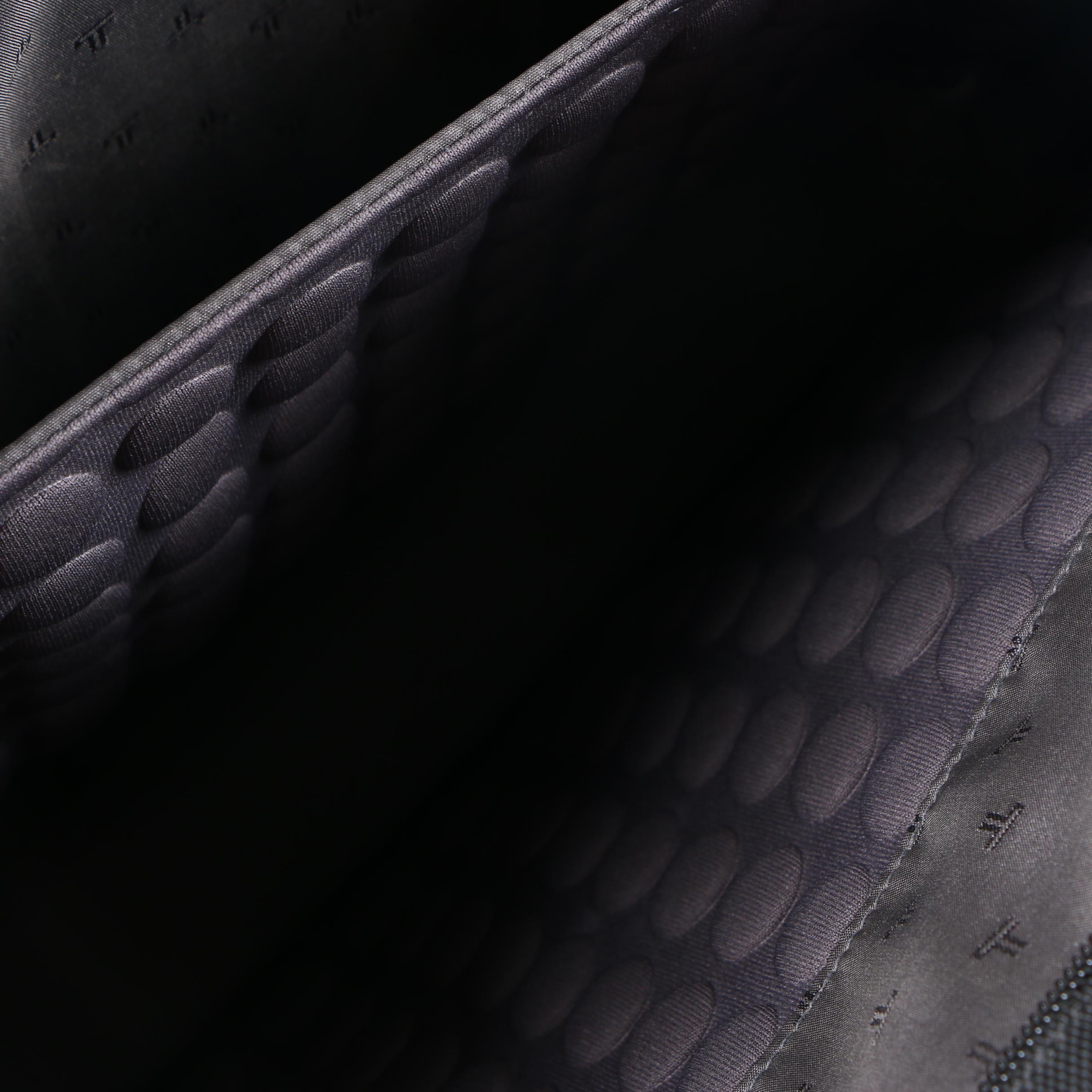 Tumi Slim Woven Nylon and Leather-Trimmed Laptop Briefcase