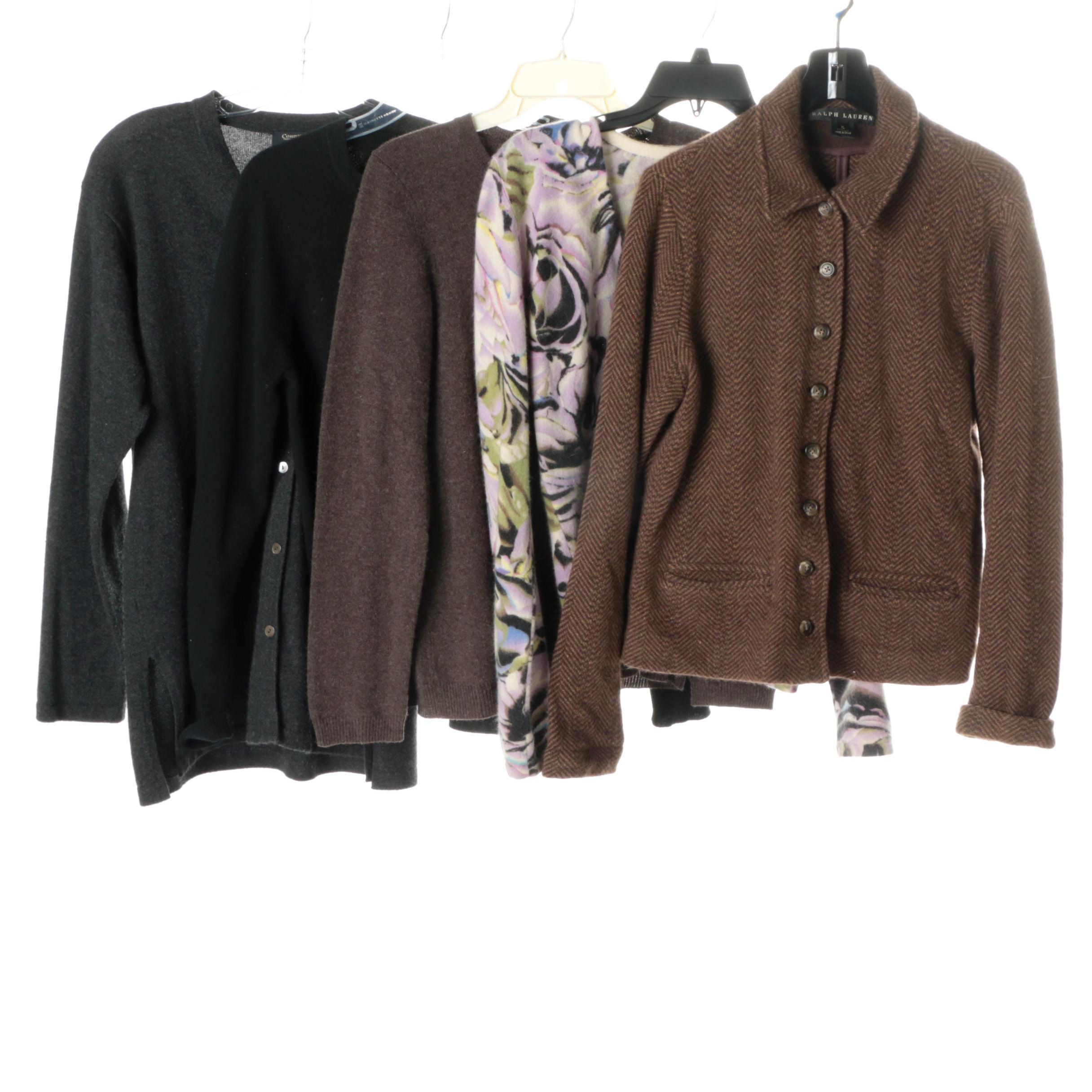 Women's Cashmere Sweaters and Jacket Including Ralph Lauren