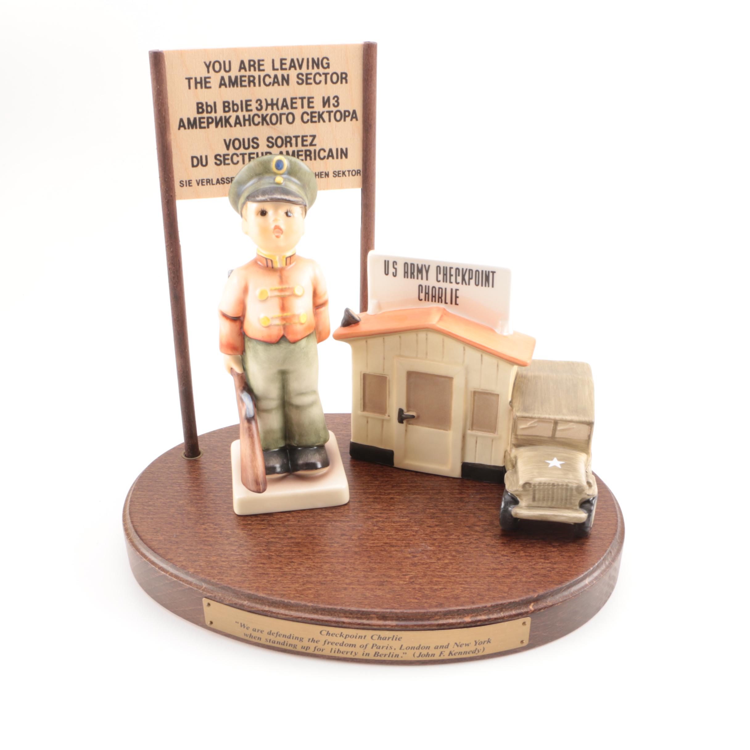 Goebel Hummel "Checkpoint Charlie" Figurine with COA from the "Berlin Series"