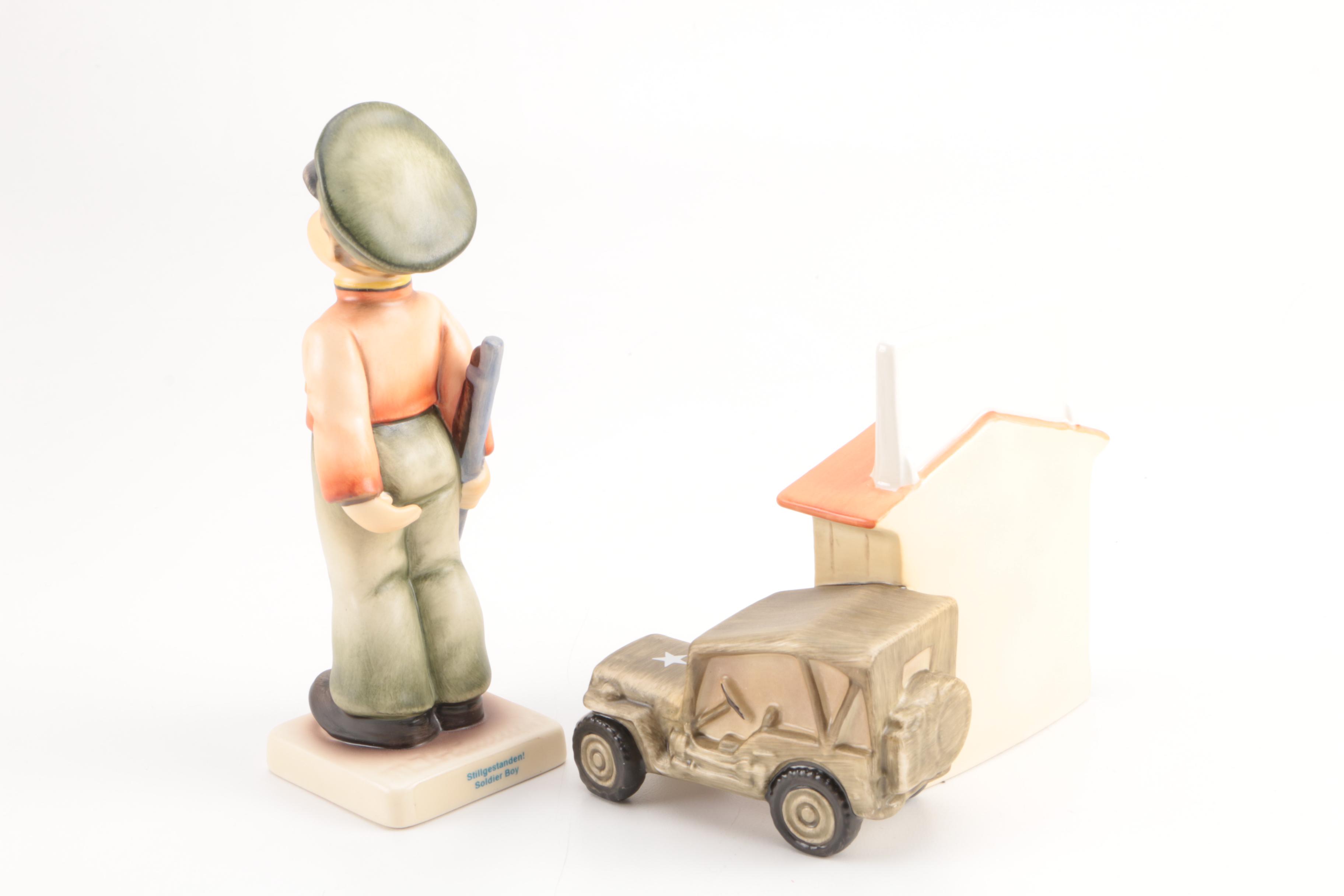 Goebel Hummel "Checkpoint Charlie" Figurine with COA from the "Berlin Series"