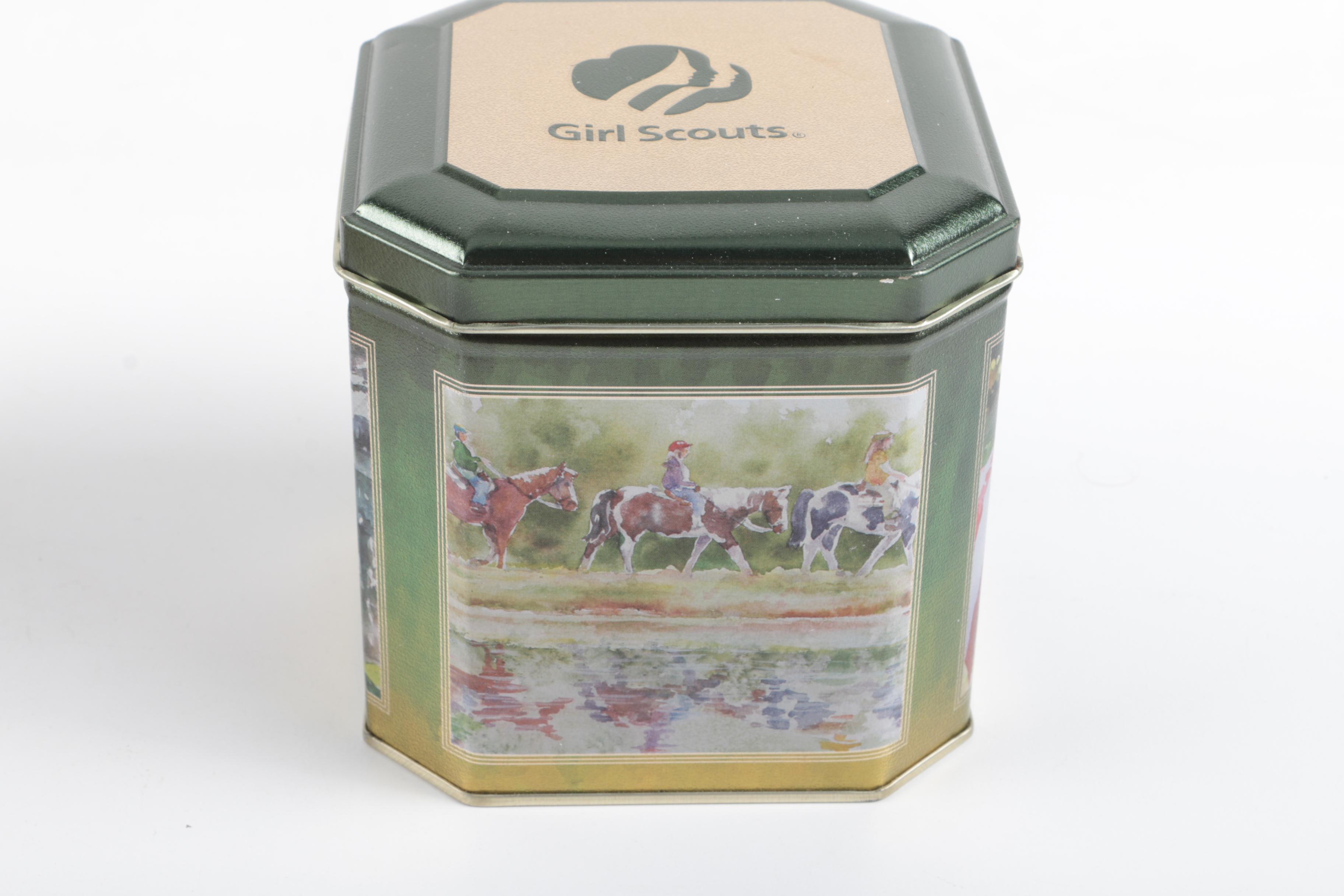 Vintage Marjorie Daingerfield "Girl Scouts USA" Figurine and Other Memorabilia