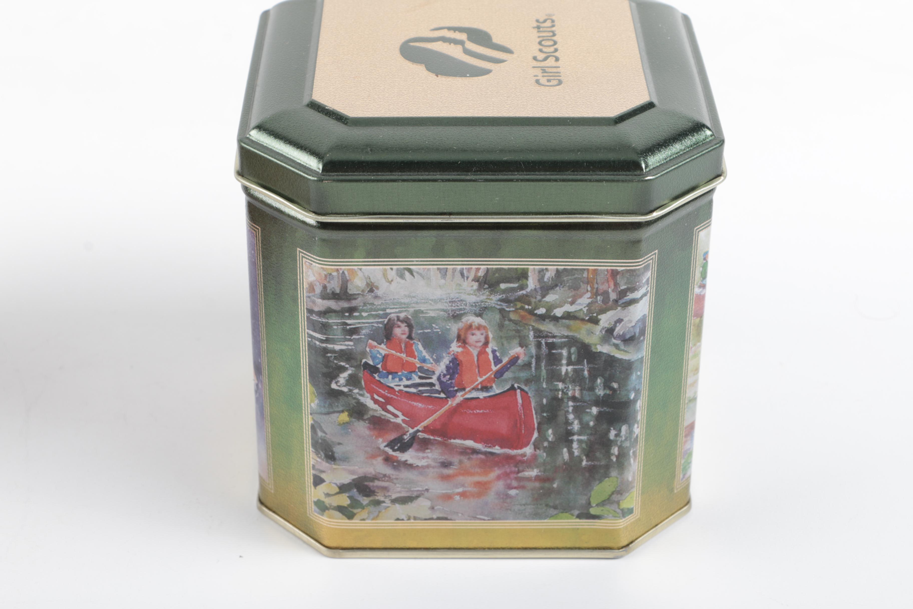 Vintage Marjorie Daingerfield "Girl Scouts USA" Figurine and Other Memorabilia