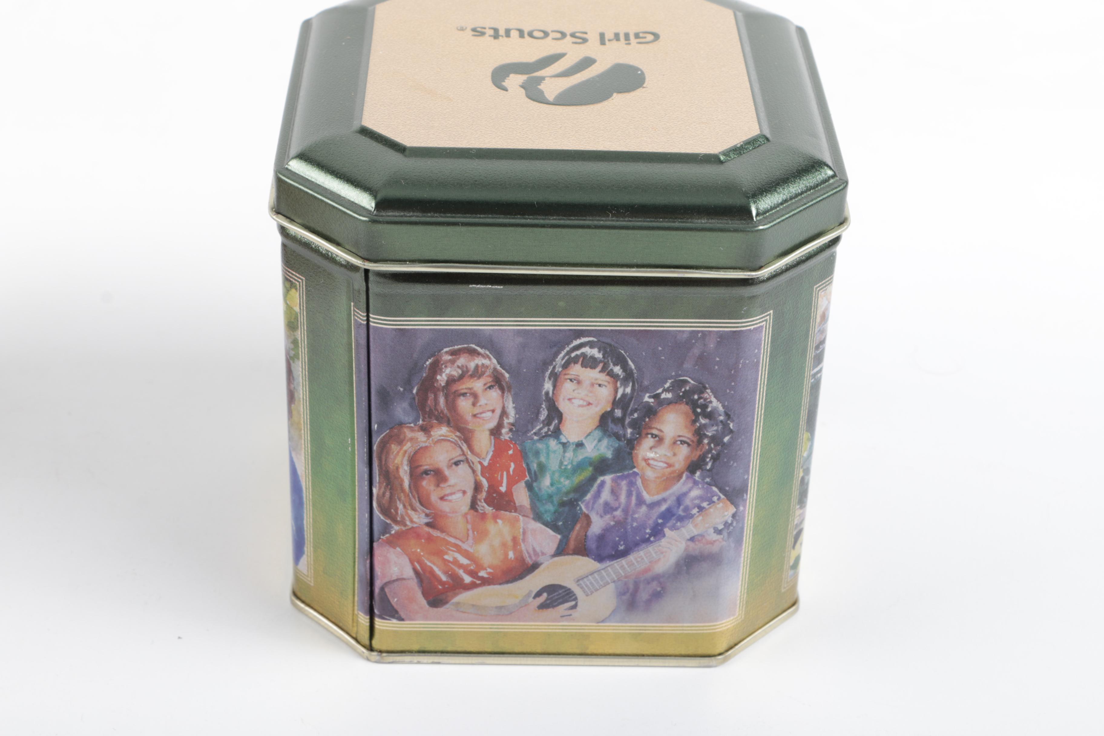 Vintage Marjorie Daingerfield "Girl Scouts USA" Figurine and Other Memorabilia