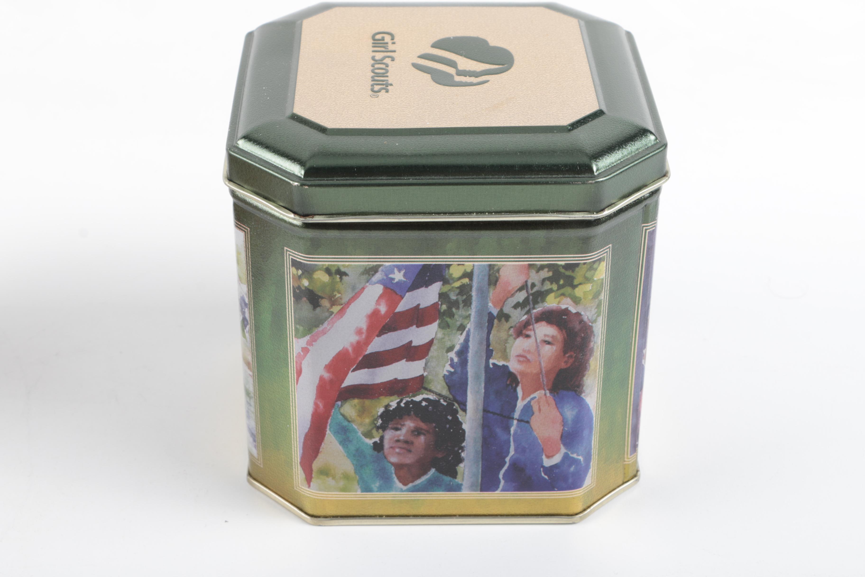 Vintage Marjorie Daingerfield "Girl Scouts USA" Figurine and Other Memorabilia