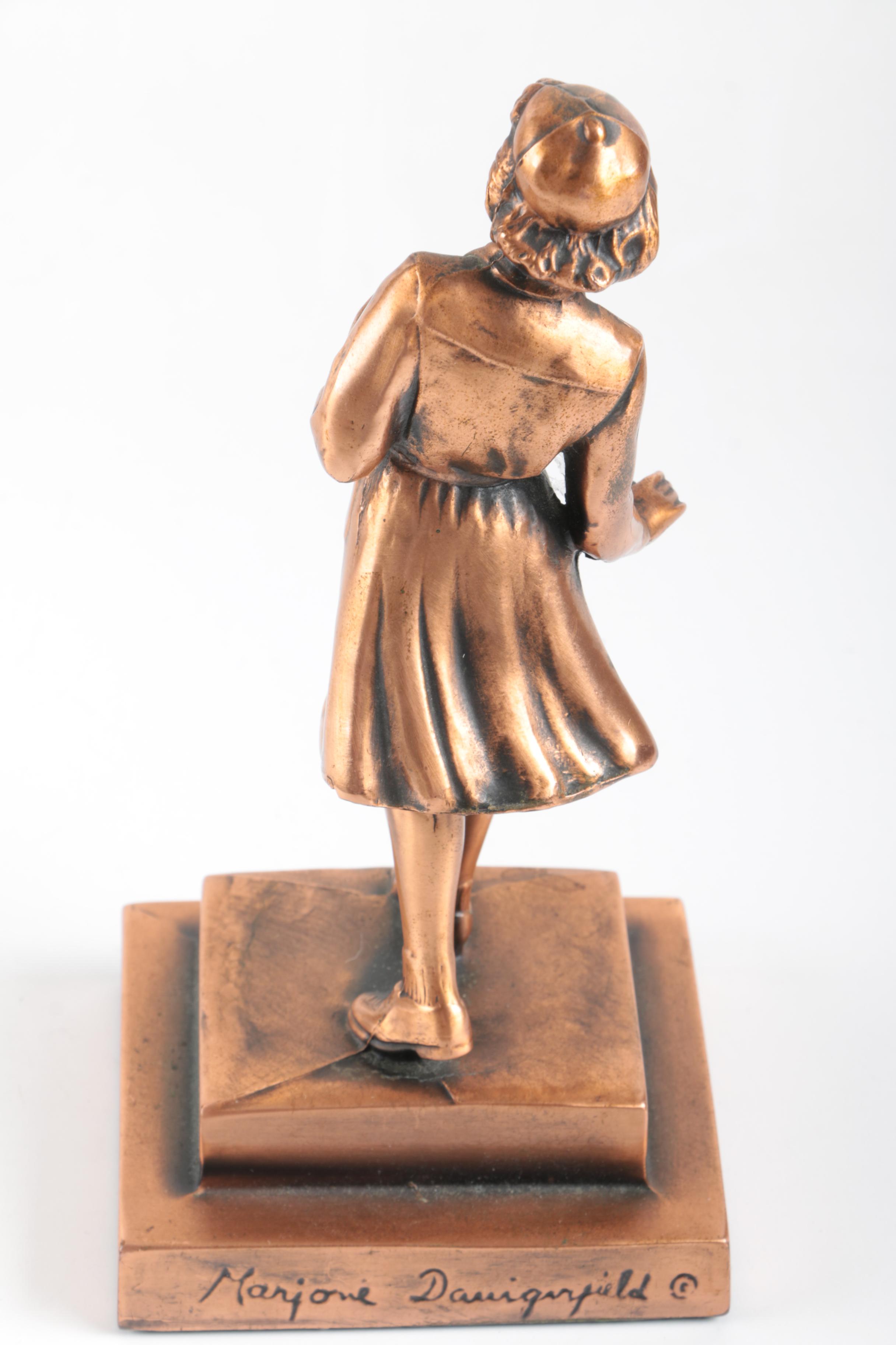 Vintage Marjorie Daingerfield "Girl Scouts USA" Figurine and Other Memorabilia