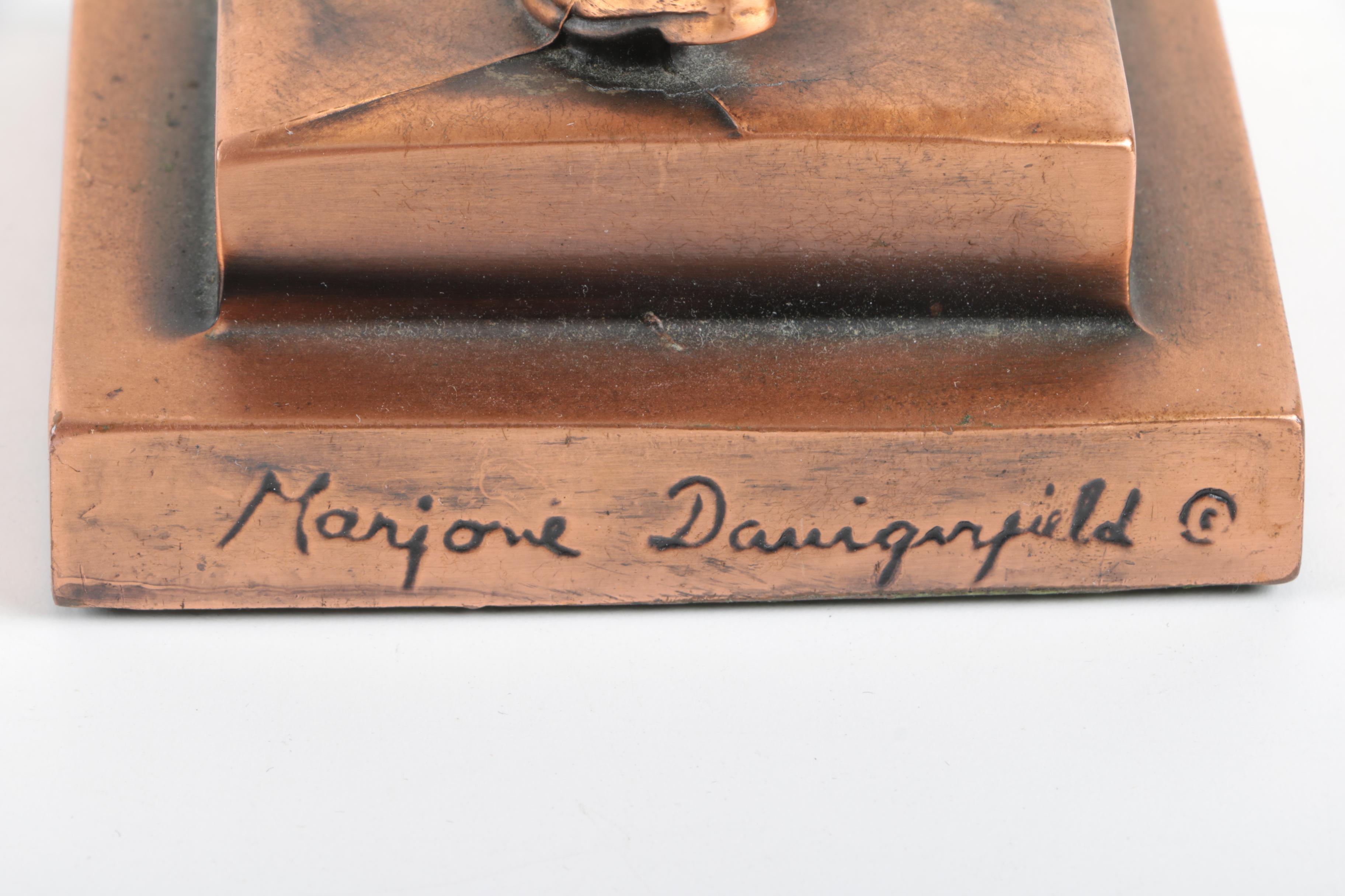 Vintage Marjorie Daingerfield "Girl Scouts USA" Figurine and Other Memorabilia