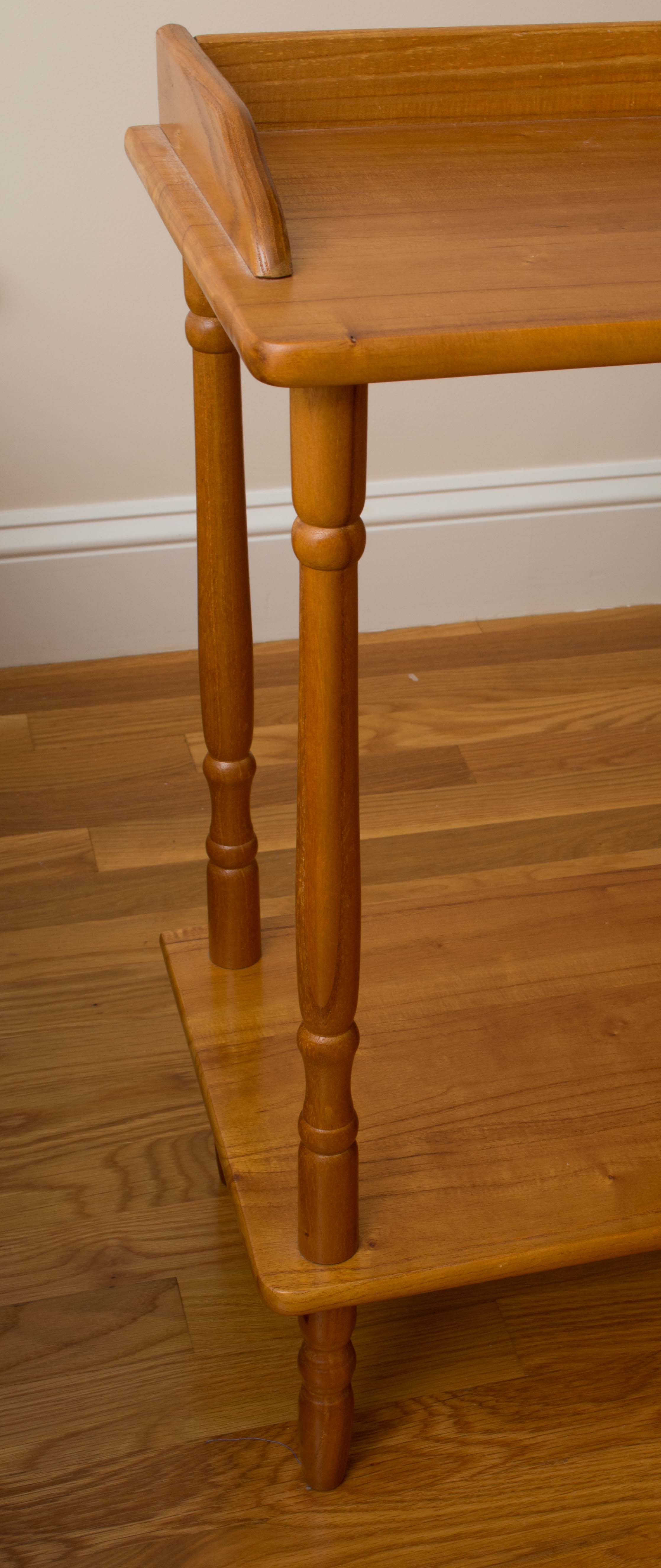 Cherry Trundle Bed with Cherry End Table