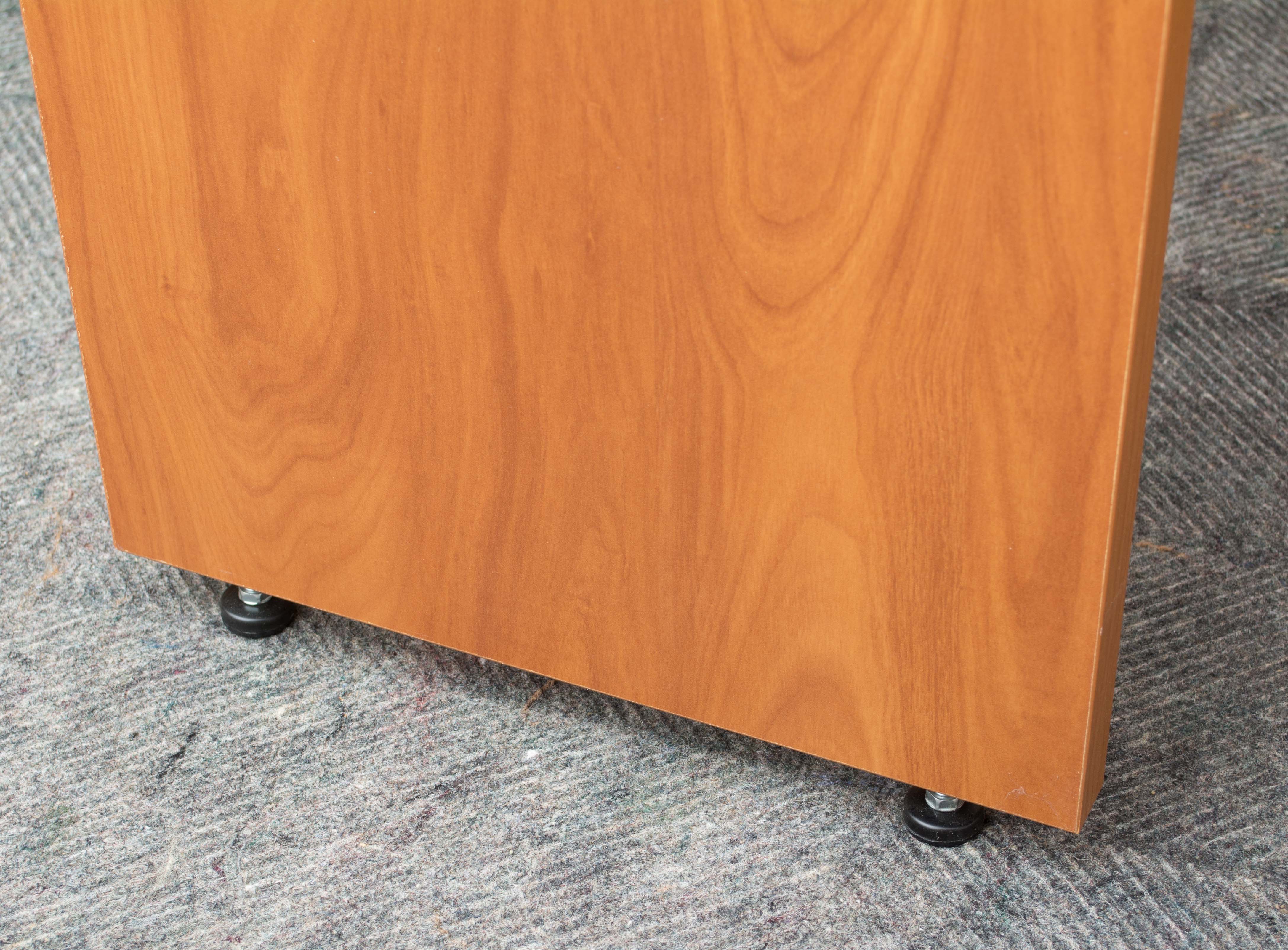 Cherry Laminate Corner Study Desk