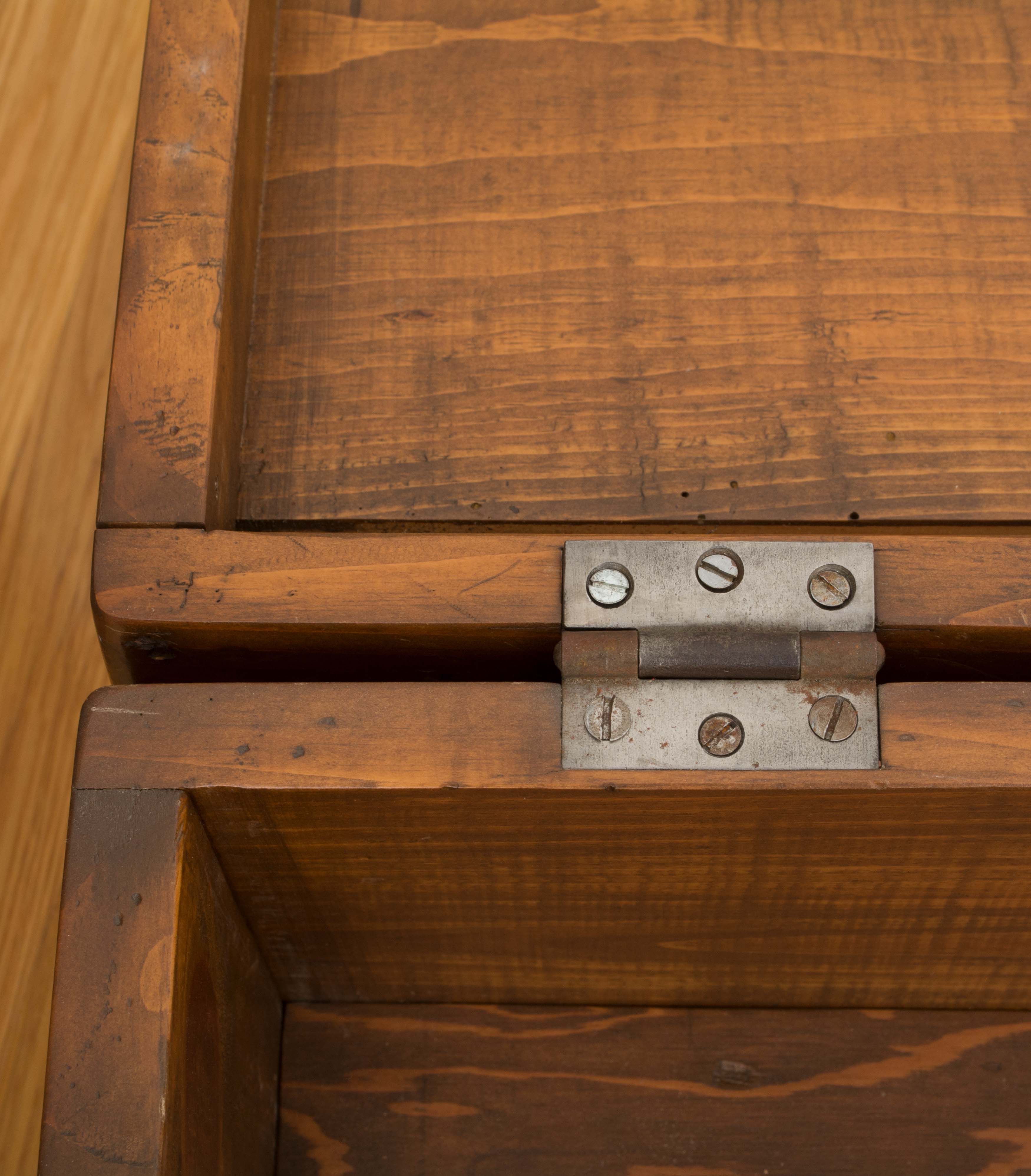 Vintage Pine Blanket Chest