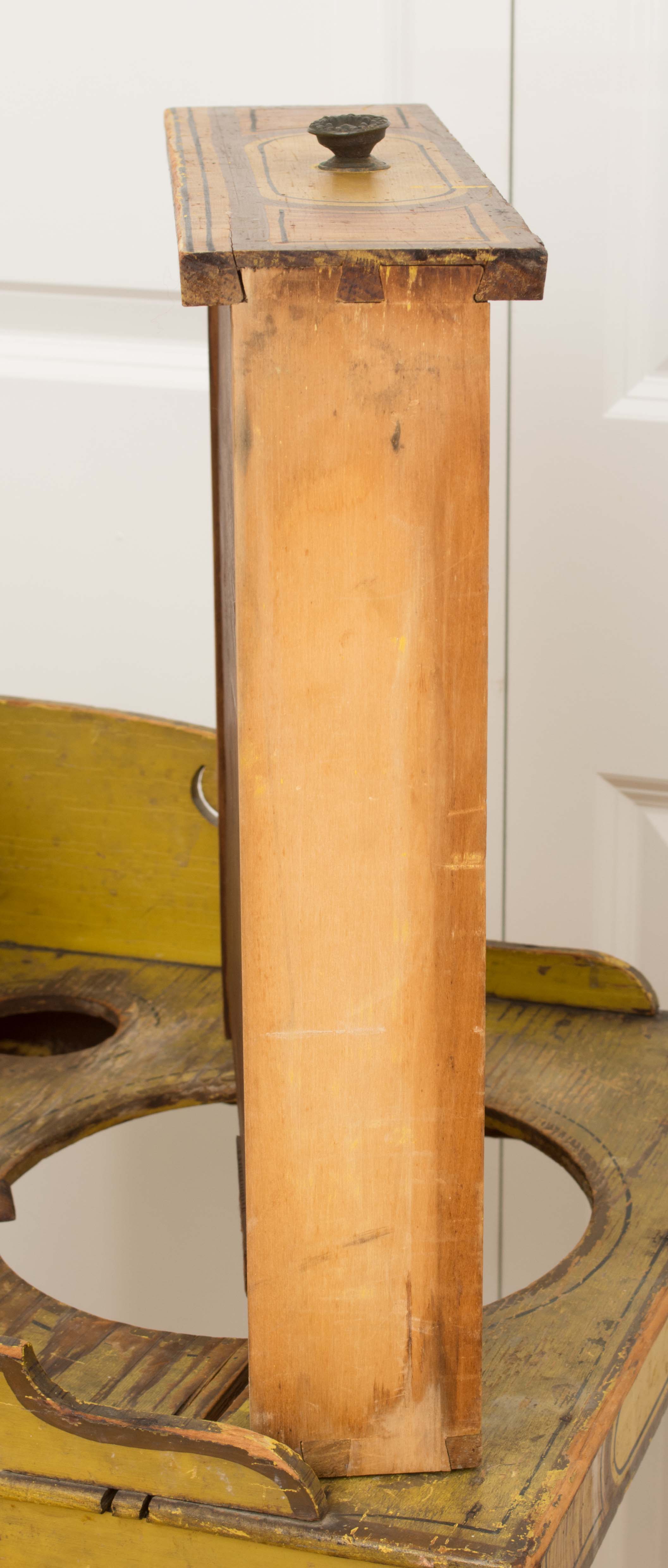 Antique Hand Painted Wash Basin Stand