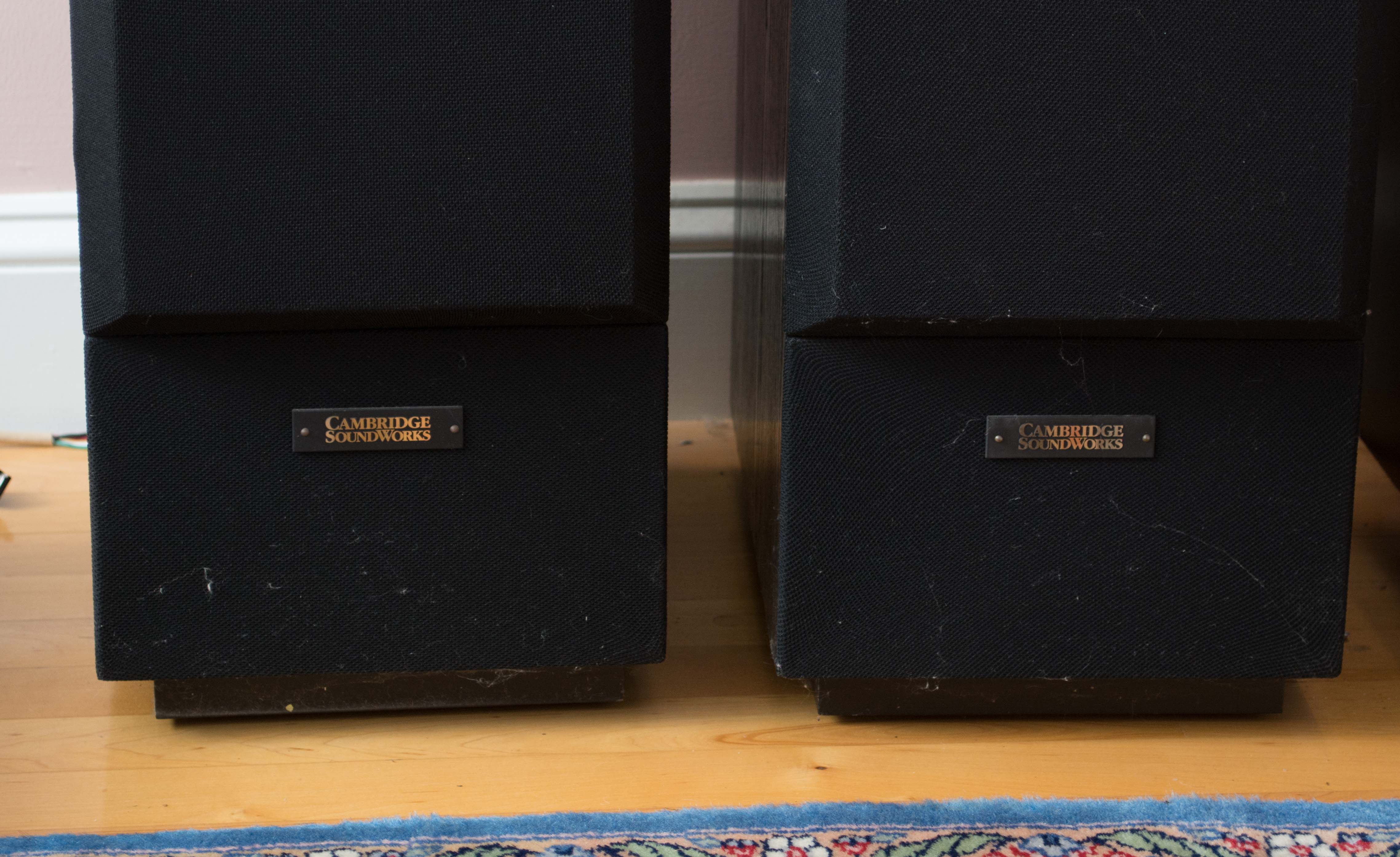 Cambridge Sound Works Tower II Speakers by Henry Kloss & Sub Woofer