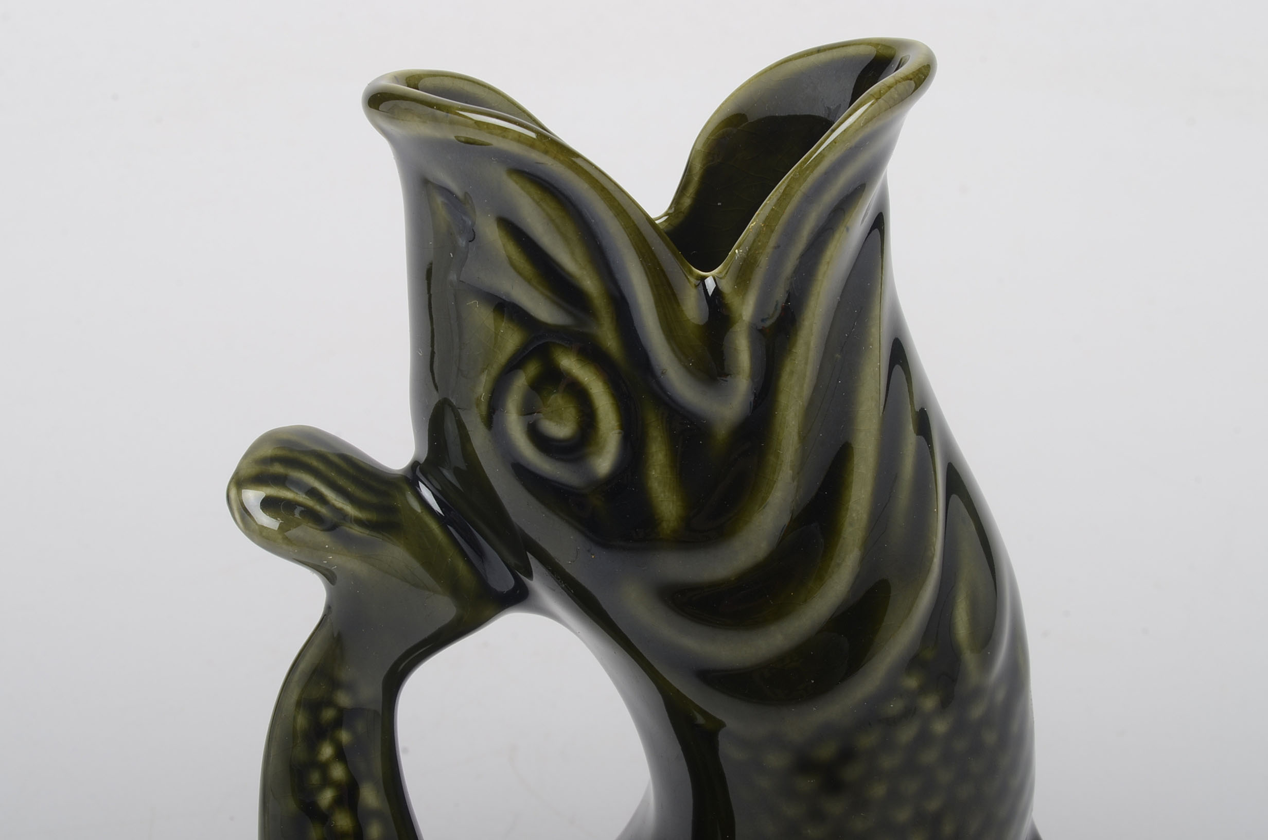 Vintage Crump & Low and Fosters Studio "Gurgling Cod" Jugs