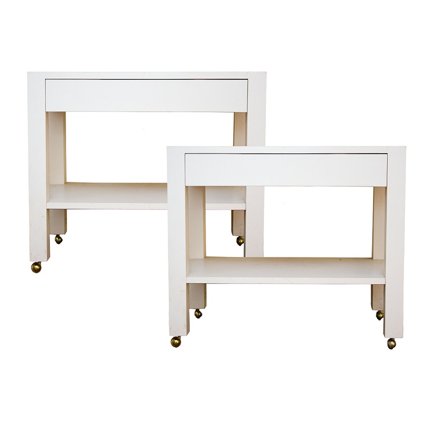 Matching Contemporary Side Tables