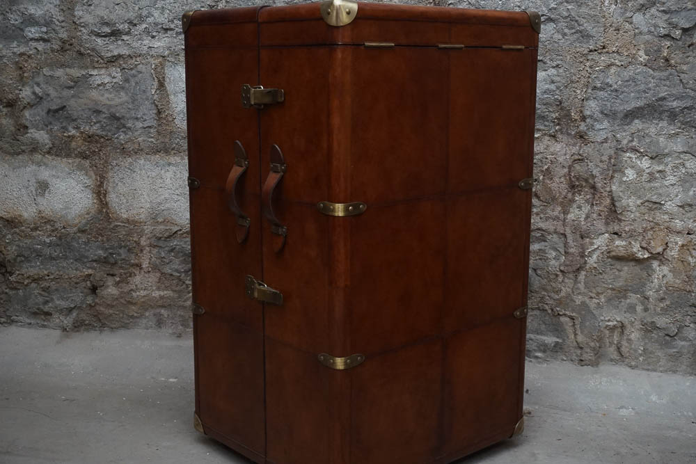 Leather Storage Trunk