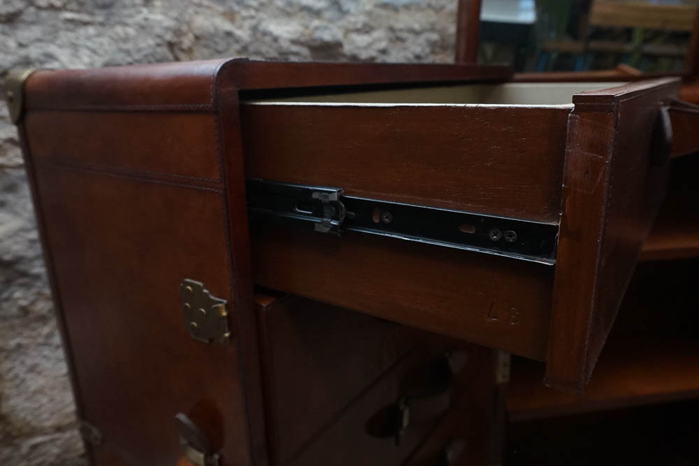 Leather Storage Trunk